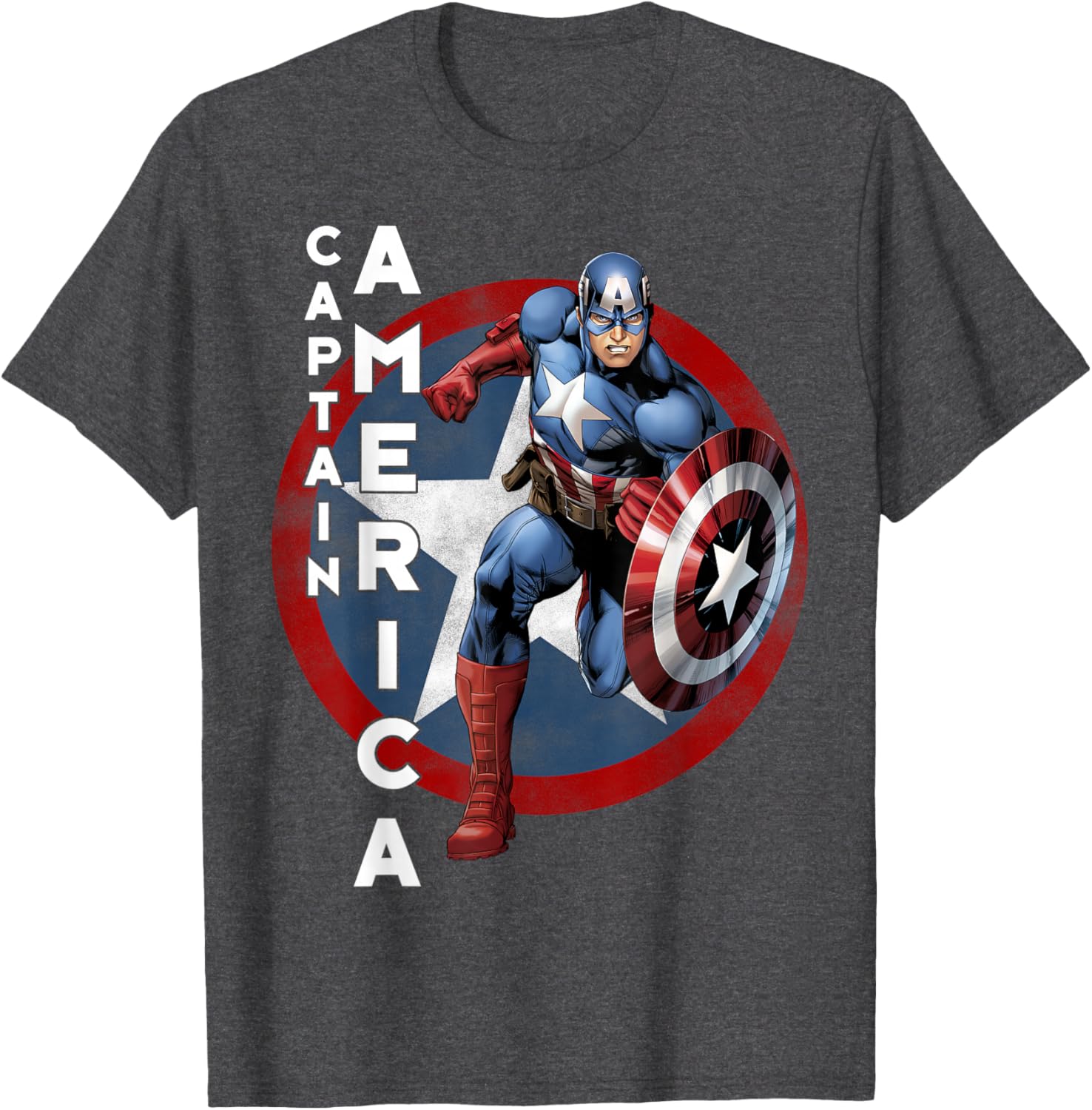 Vintage Captain America T-Shirt Marvel Avengers Icon for Fans and Collectors - 6