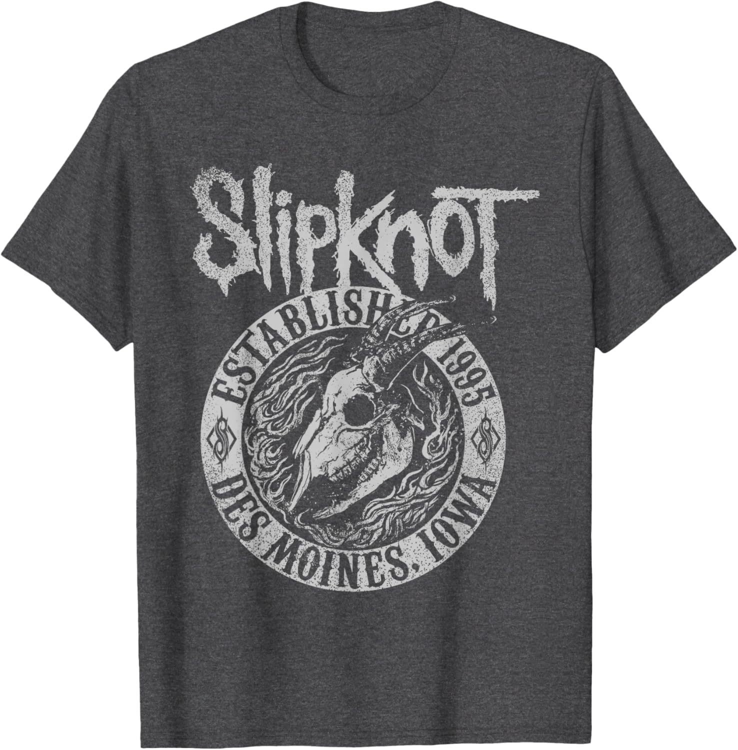 Slipknot Iowa Skull 1995 T-Shirt for Fans of Gothic Music and Culture - 5