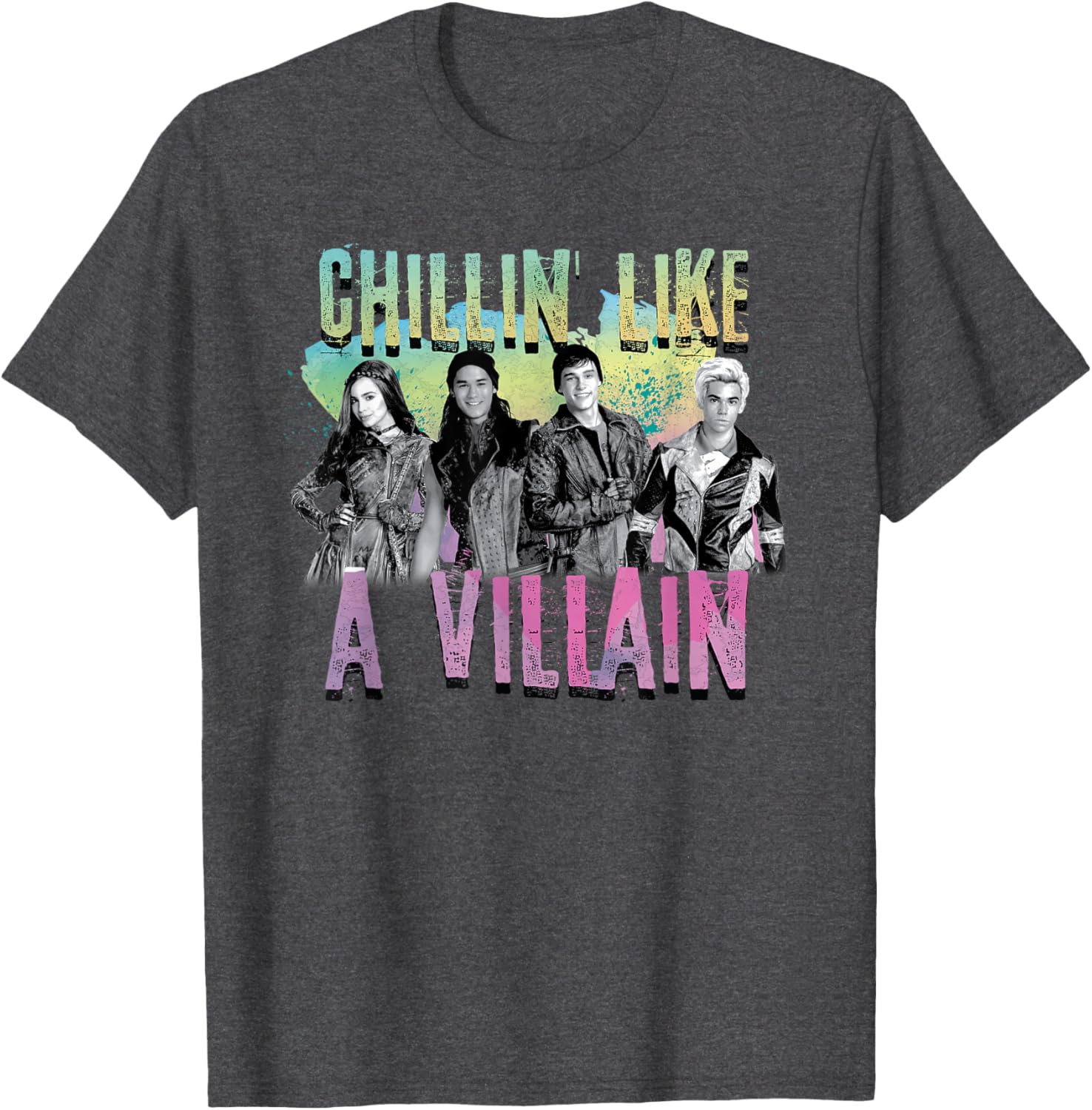 Disney Descendants Chillin Like A Villain T-Shirt for Kids and Adults - 8