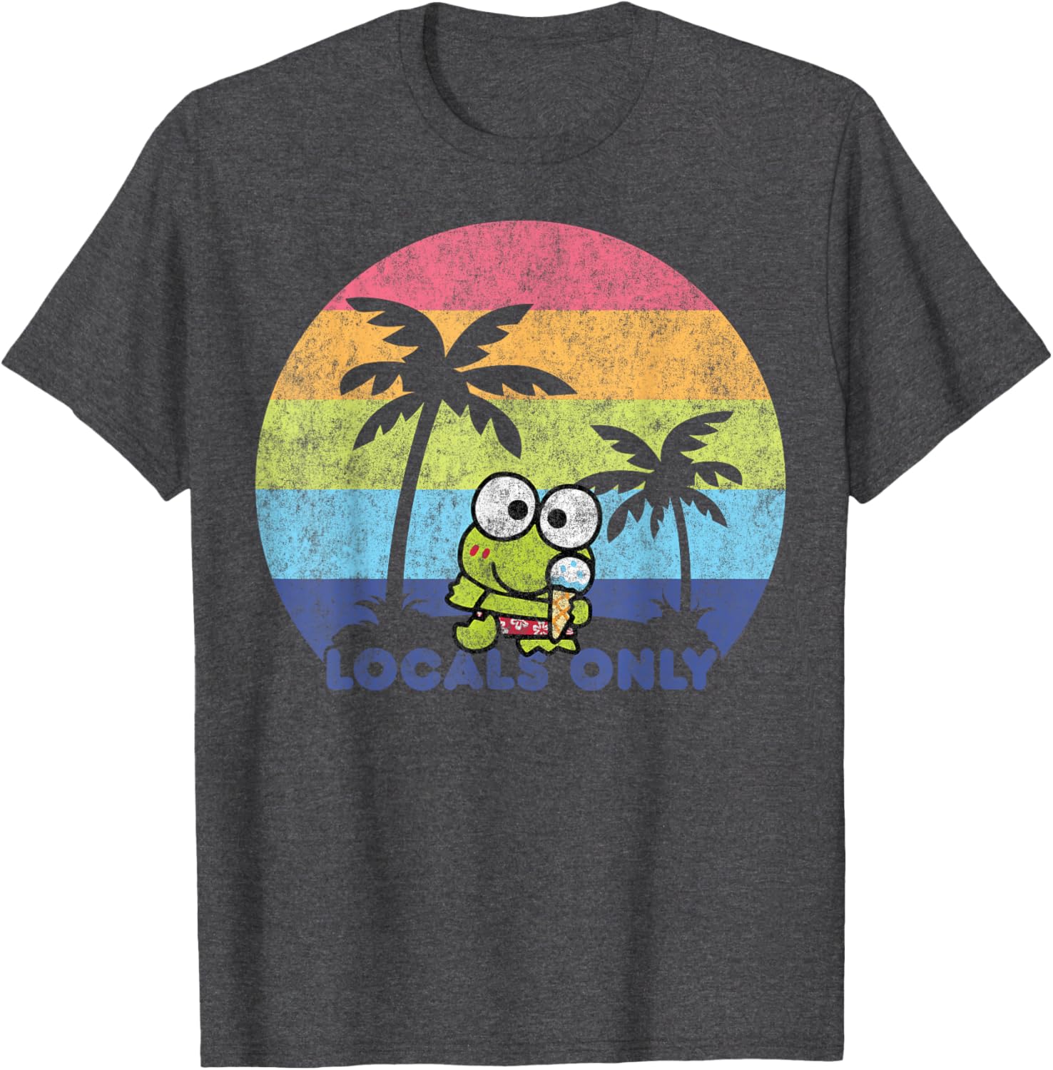 Keroppi Locals Only T-Shirt Fun Graphic Tee for Fashionable Fans - 11
