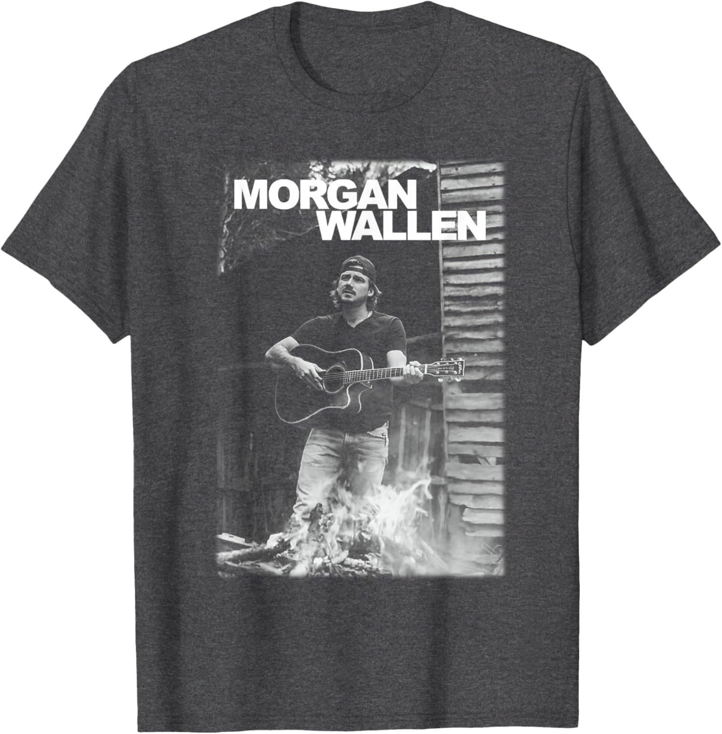 Morgan Wallen Guitar Photo T-Shirt for Fans - Stylish and Unique Apparel - 2
