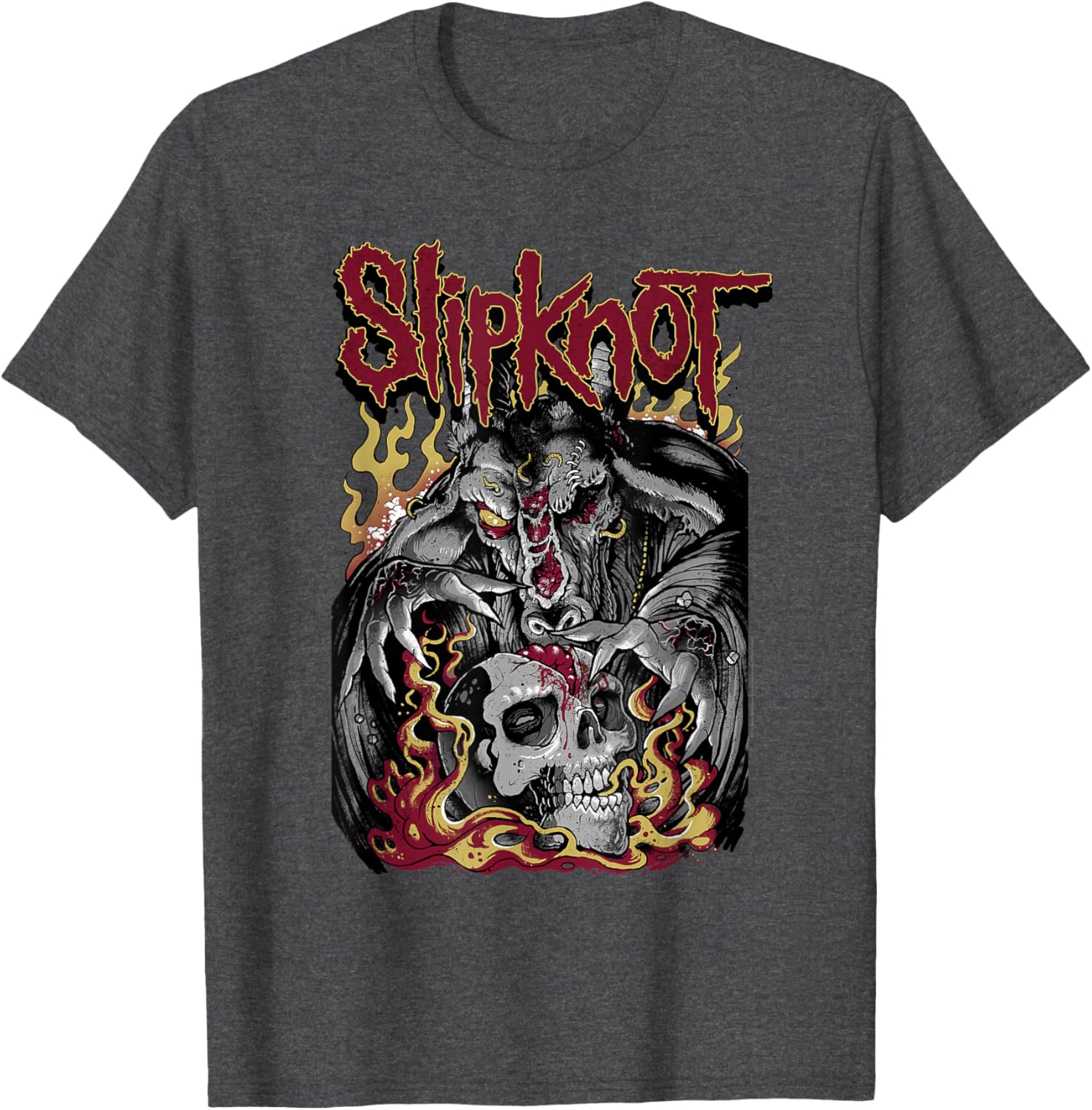 Slipknot Brain Reaper T-Shirt for Fans of Unique Rock Apparel - 3