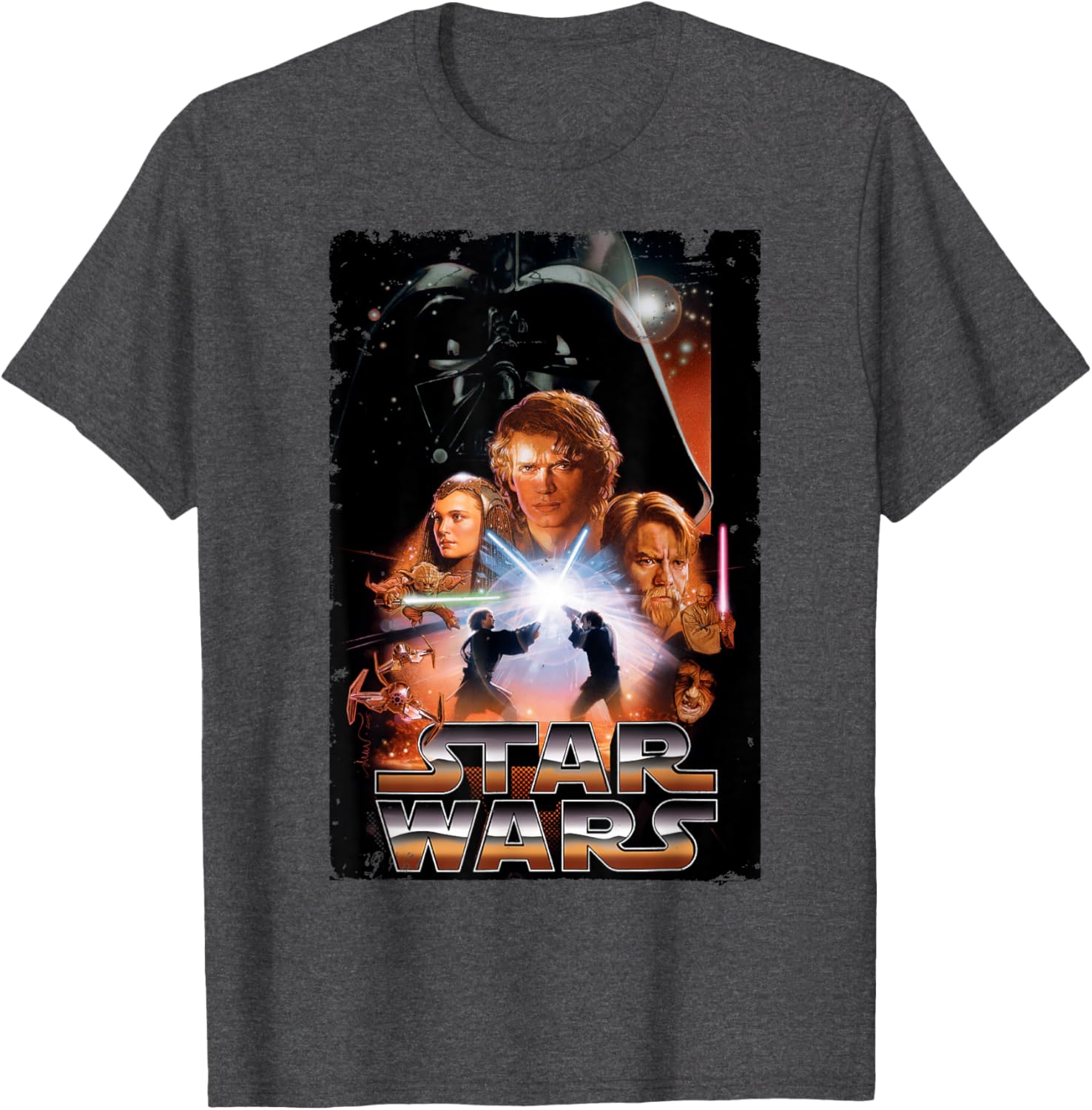Vintage Star Wars Revenge of the Sith T-Shirt for Disney Fans - 6