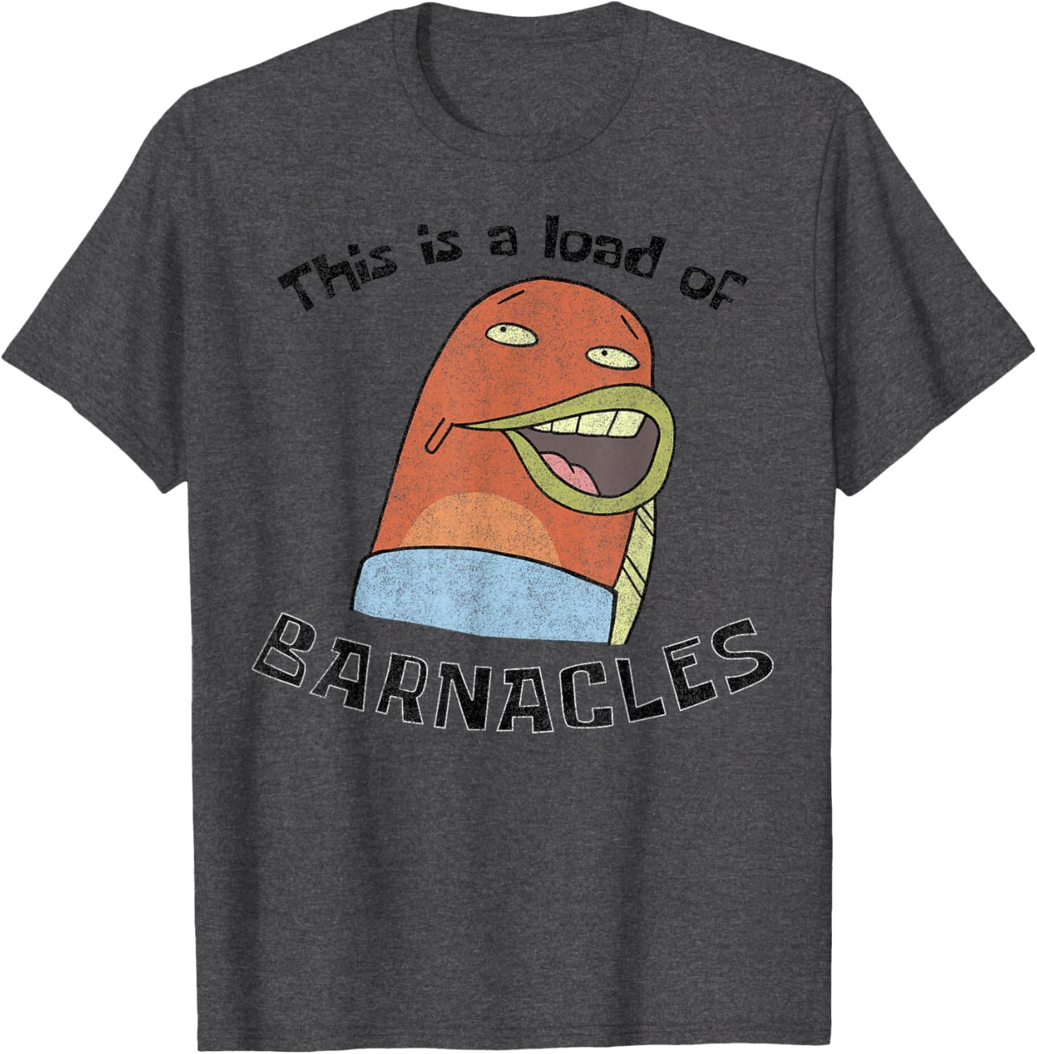 SpongeBob SquarePants Barnacles T-Shirt Fun Cartoon Apparel for Fans - 4
