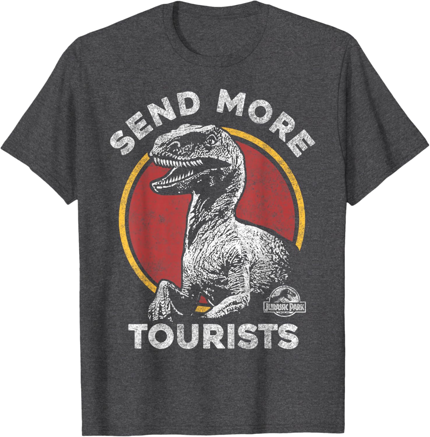 Jurassic Park Raptor T-Shirt for Tourists - Fun Dino Adventure Apparel - 2