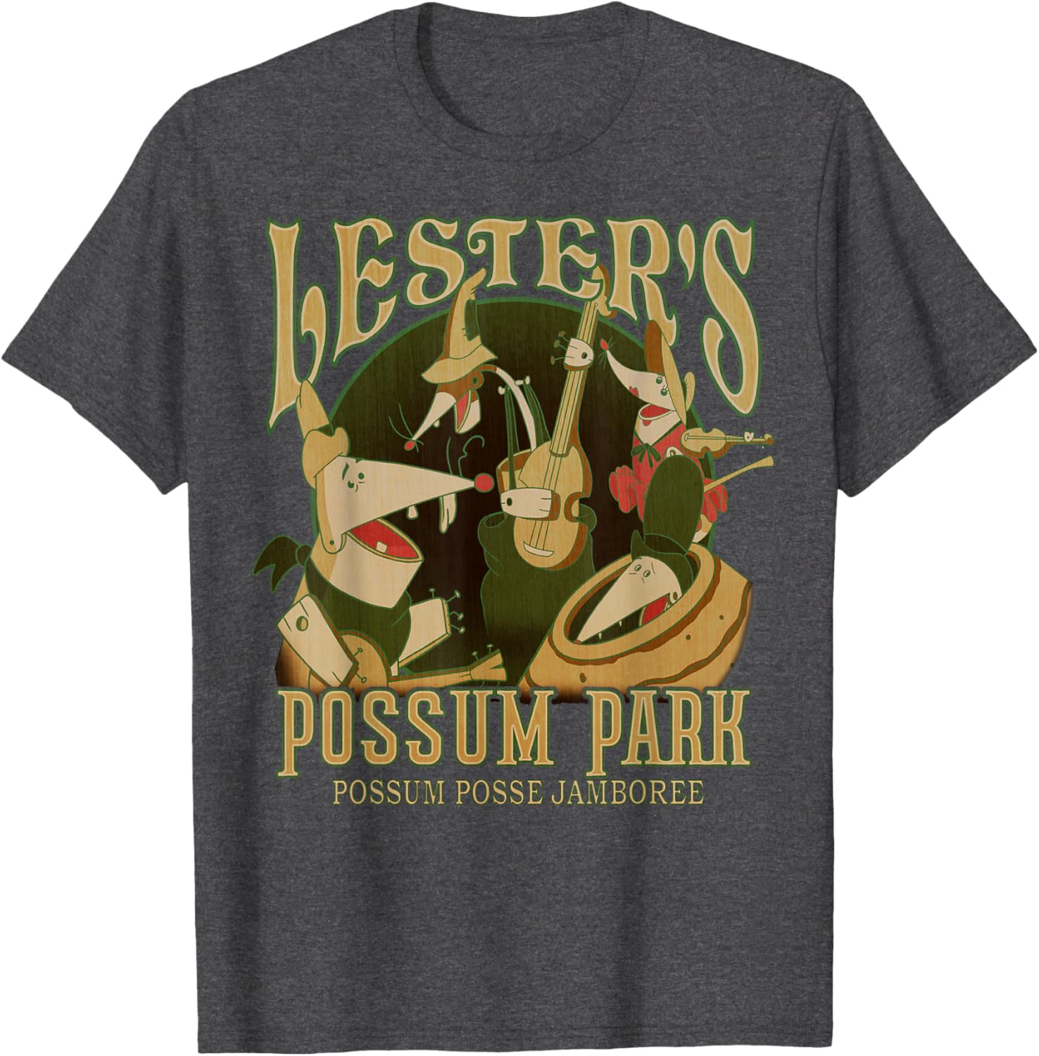 Disney A Goofy Movie Lester's Possum Park Vintage T-Shirt for Fans - 8