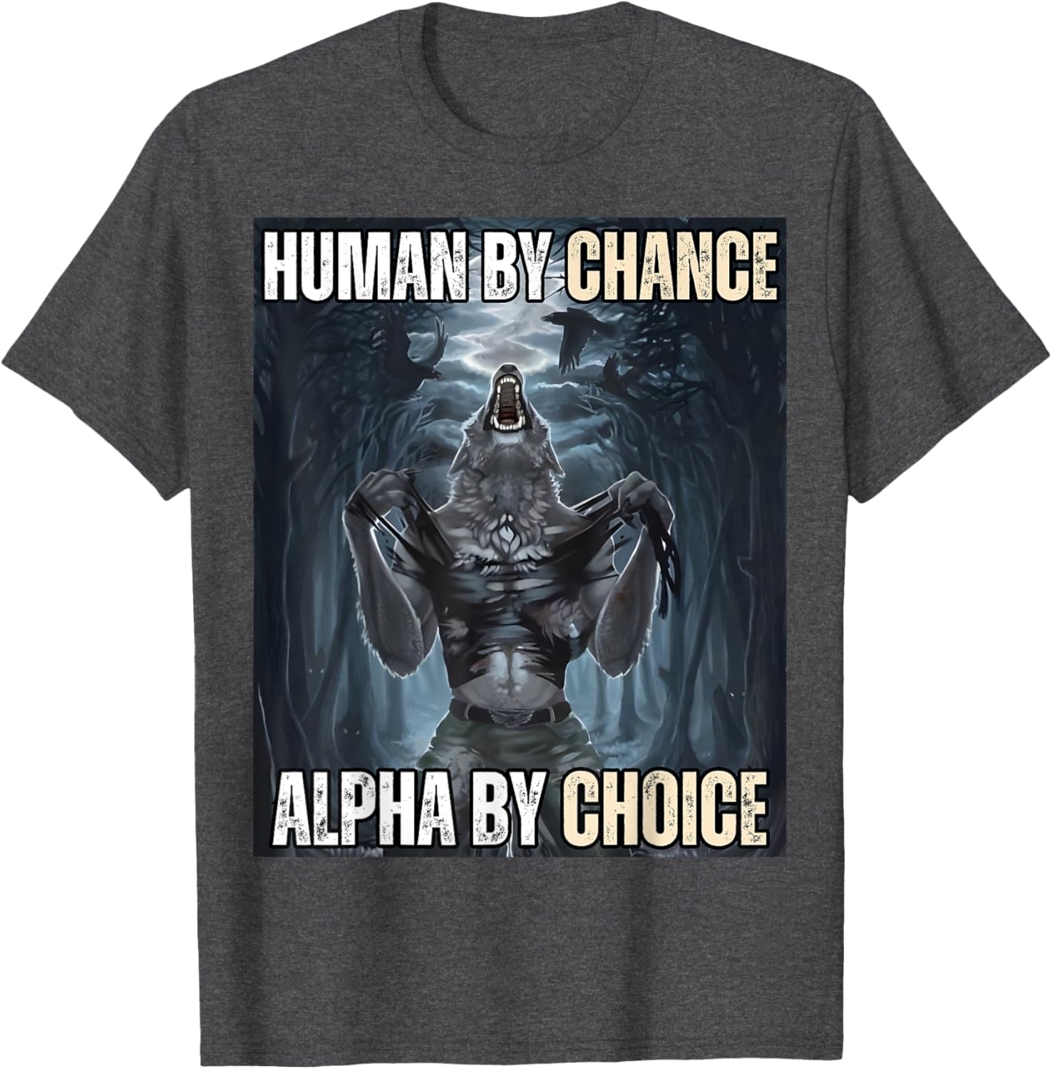 Funny Alpha Wolf Meme T-Shirt for Cool and Unique Style Fans - 10