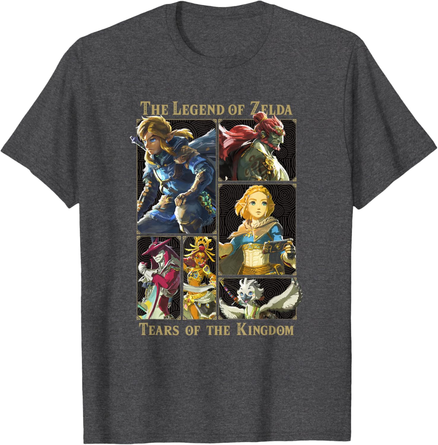 The Legend of Zelda Tears of the Kingdom Character Box Up T-Shirt - 5