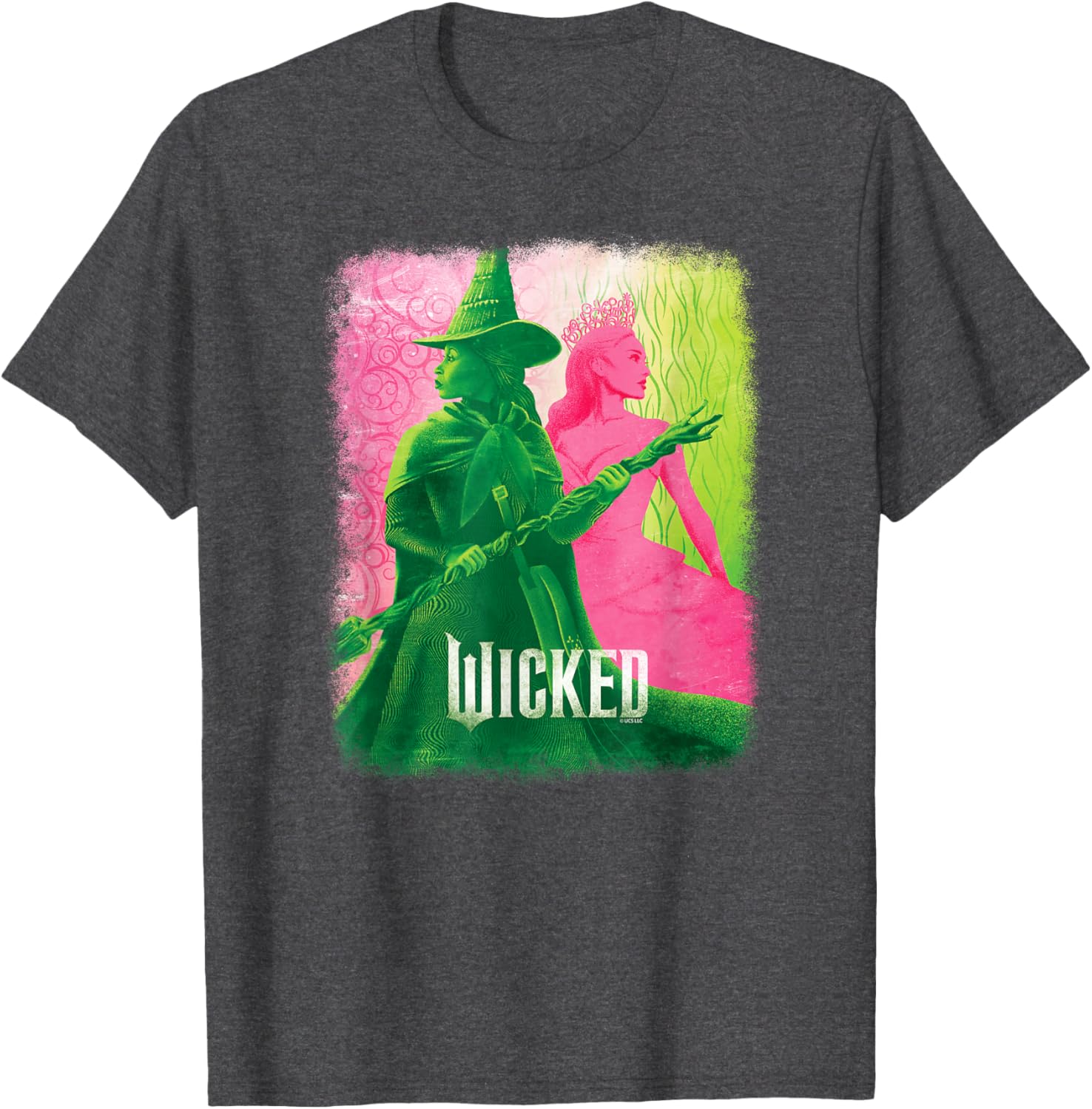 Wicked Unisex Kids Movie T-Shirt Black Small Short Sleeve Crew Neck - 8