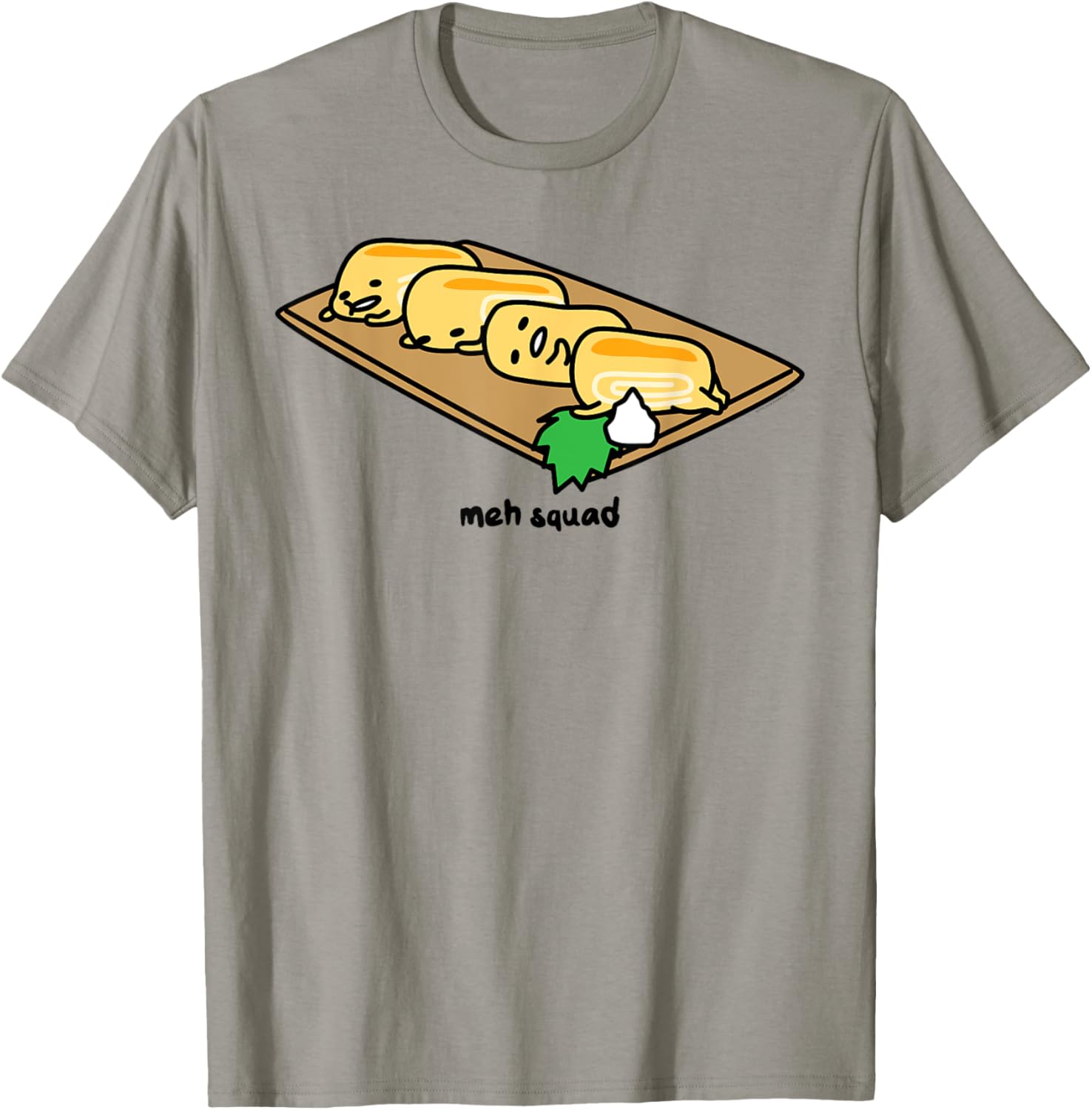 Gudetama Lazy Egg Sushi Tamagoyaki T-Shirt for Fun and Comfort - 2