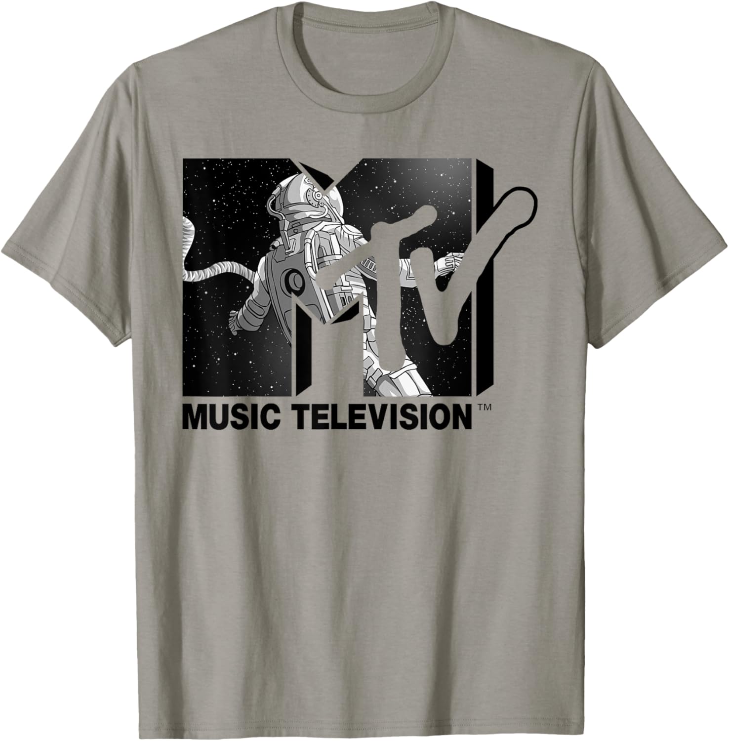 Mademark x MTV Astronaut Stratosphere Tee - Cool Graphic T-Shirt for Fans - 23