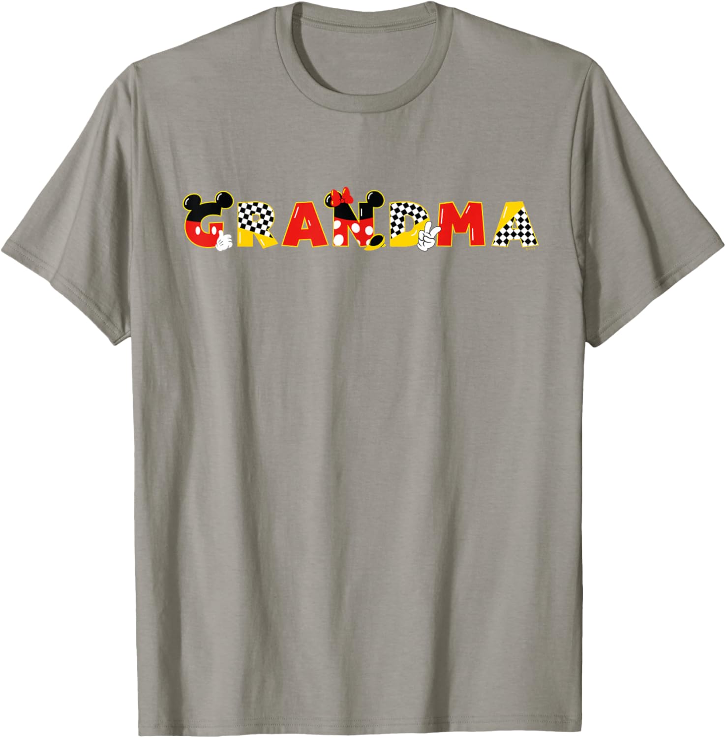 Disney Mickey and Minnie Grandma Gift Family Vacation T-Shirt for Trips - 16