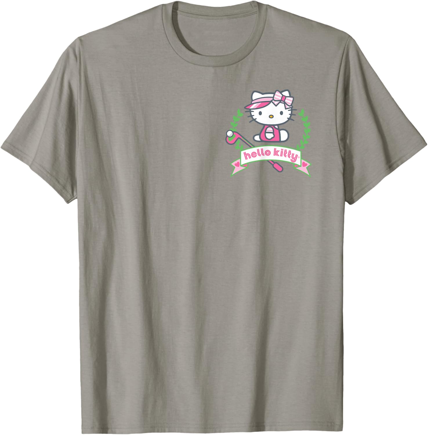 Hello Kitty Golf T-Shirt for Fun Golfers - Cute Cartoon Apparel - 16