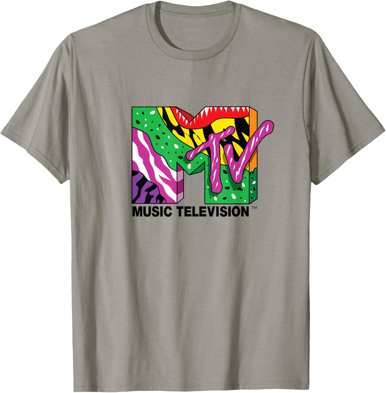 Mademark x MTV Colorful Creative Art T-Shirt Official Logo Design - 7