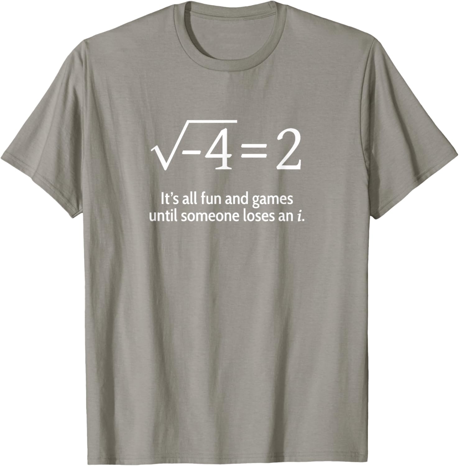 Funny Math T-Shirt Someone Loses An i Short Sleeve for Math Lovers - 9