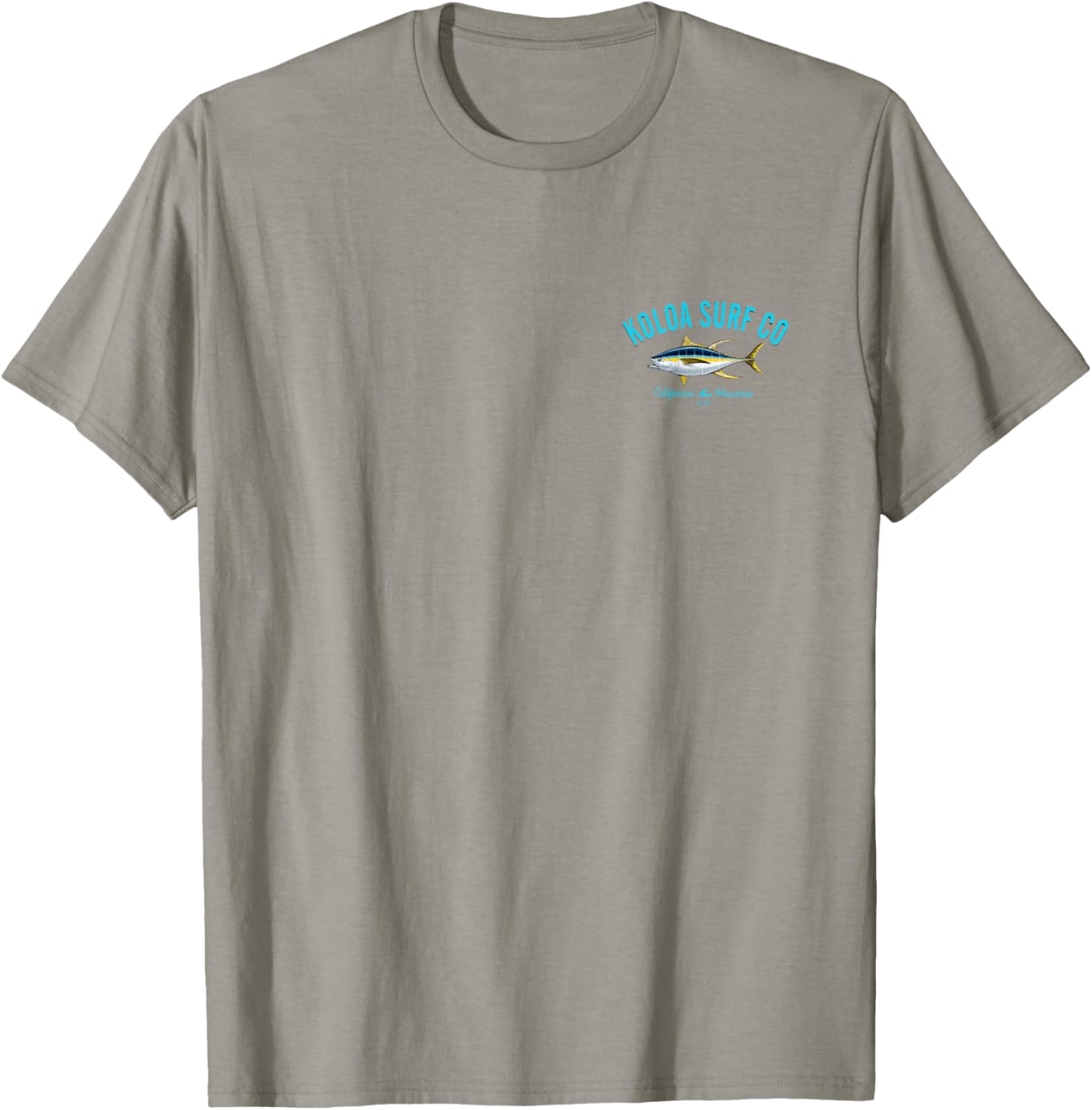 Koloa Surf Yellow Fin Tuna Graphic T-Shirt for Beach Lovers - 24