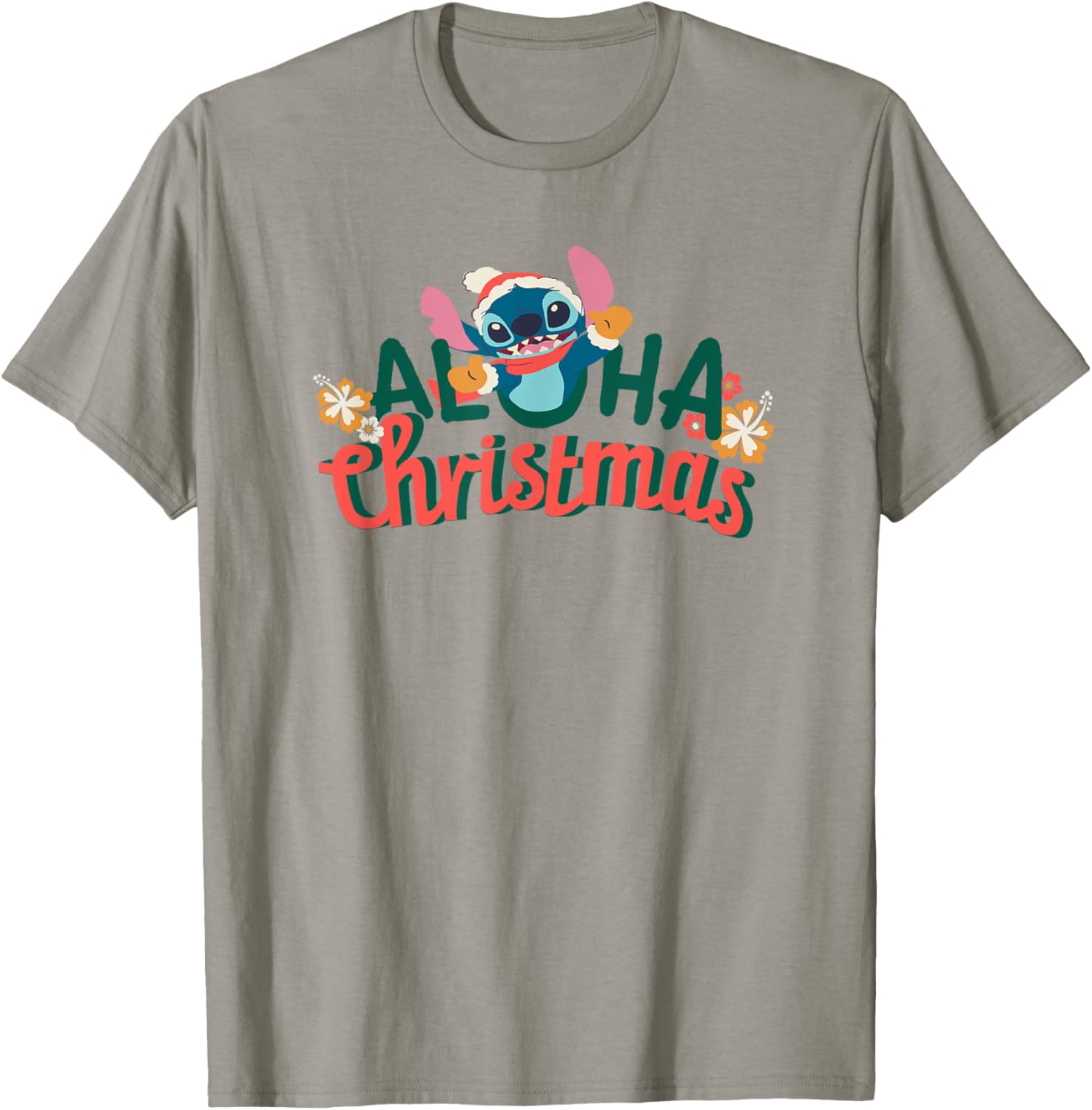 Amazon Essentials Men's Aloha Christmas T-Shirt Black Graphic Print Small - 6