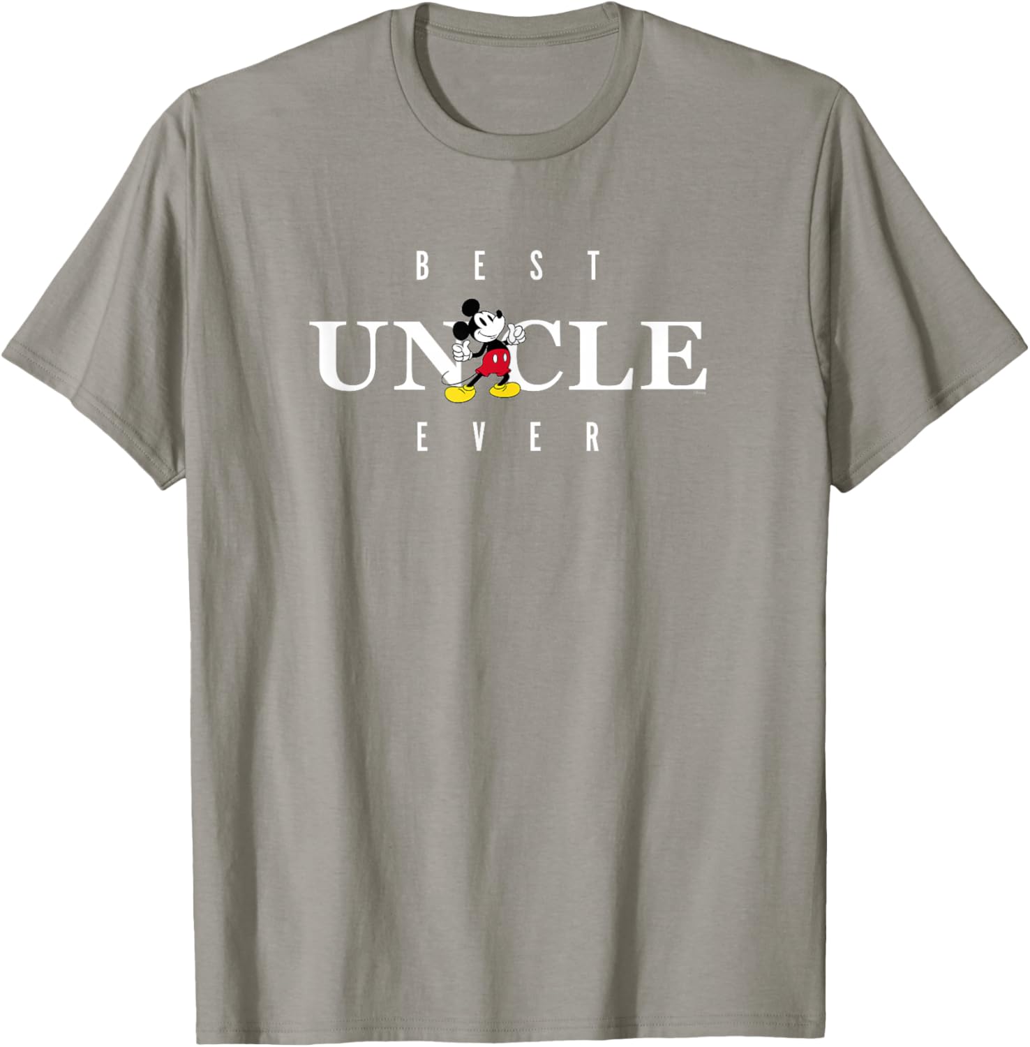Disney Mickey Mouse Best Uncle Ever T-Shirt for Father's Day Gifts - 2