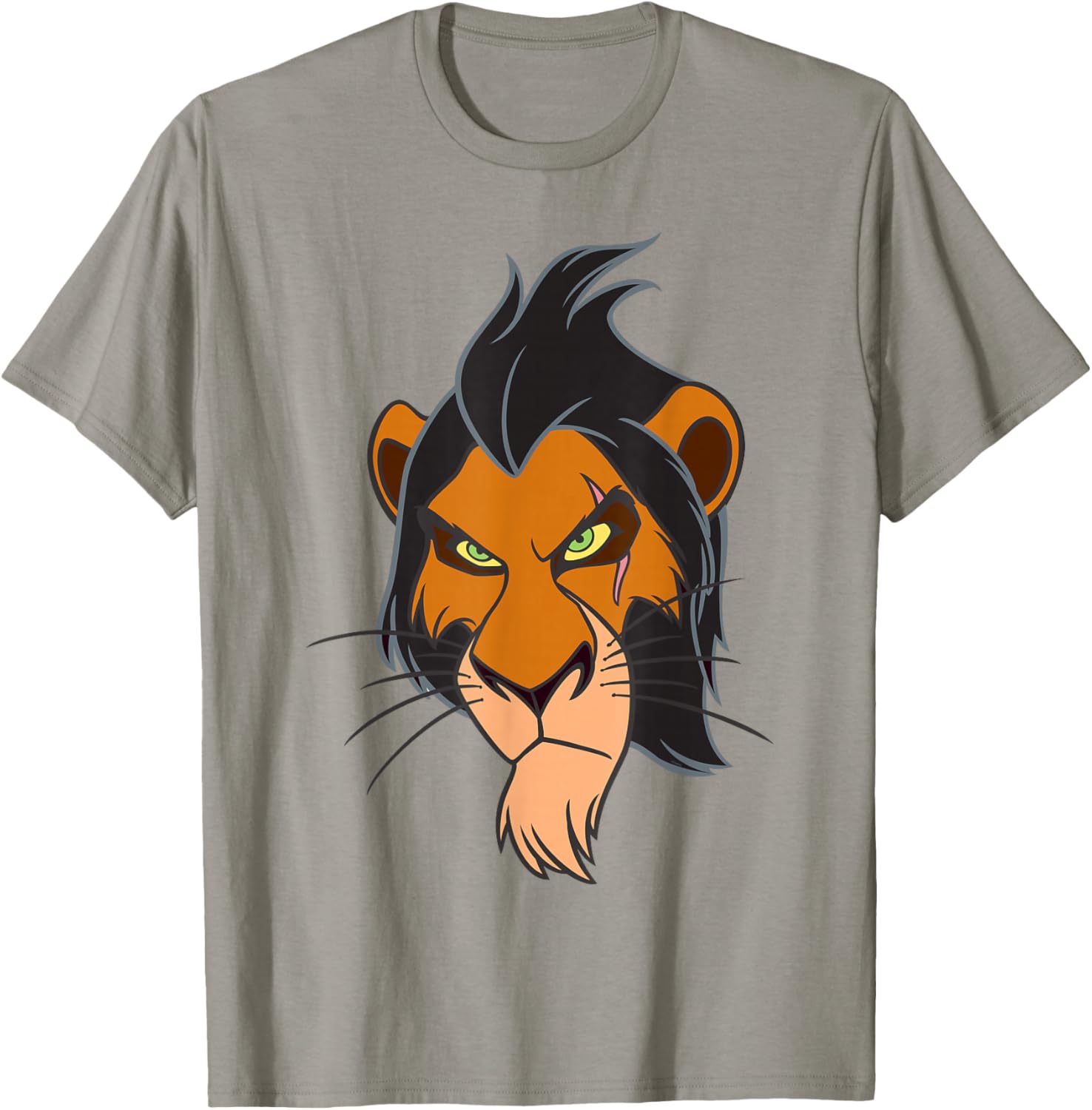 Disney Scar Big Face Costume T-Shirt for Lion King Fans - 18