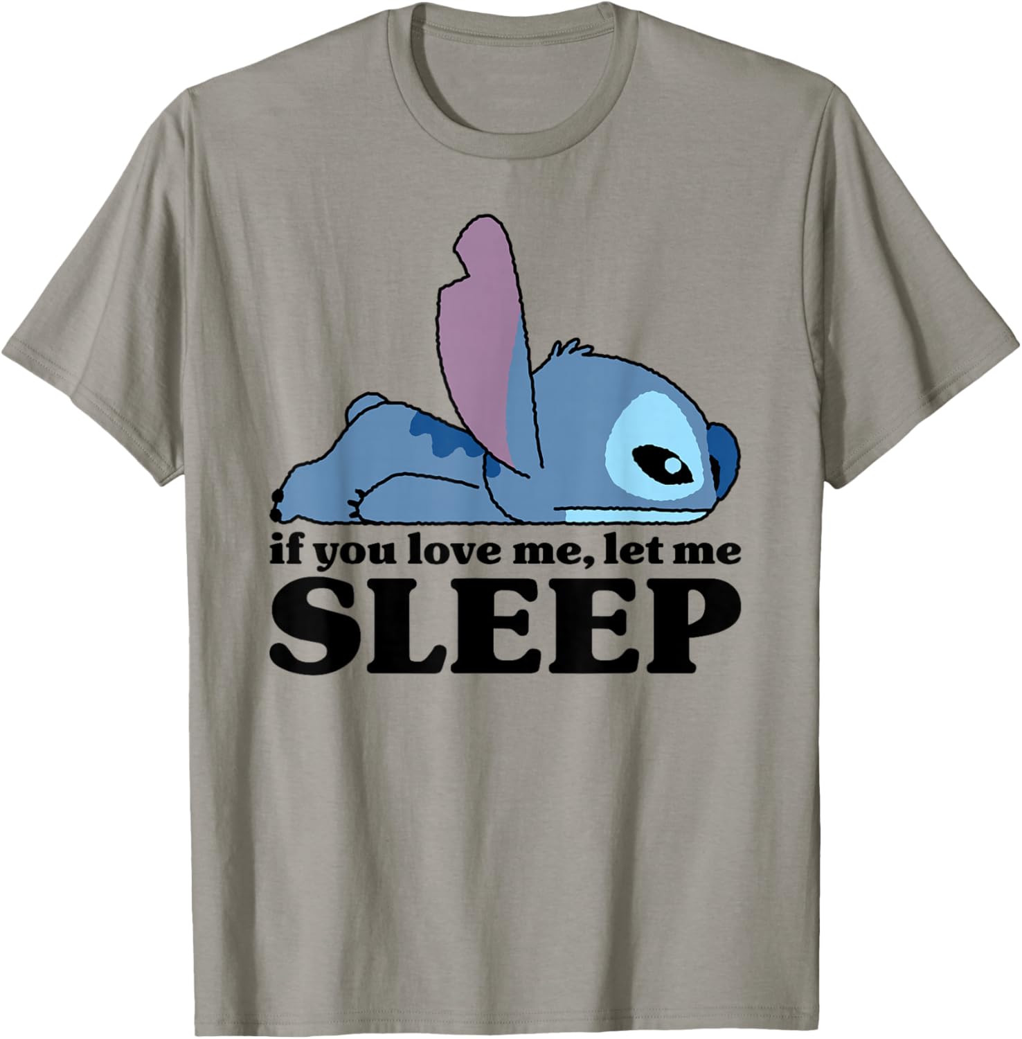 Lilo & Stitch Sleepy Stitch T-Shirt - Cute and Comfy Disney Apparel - 8