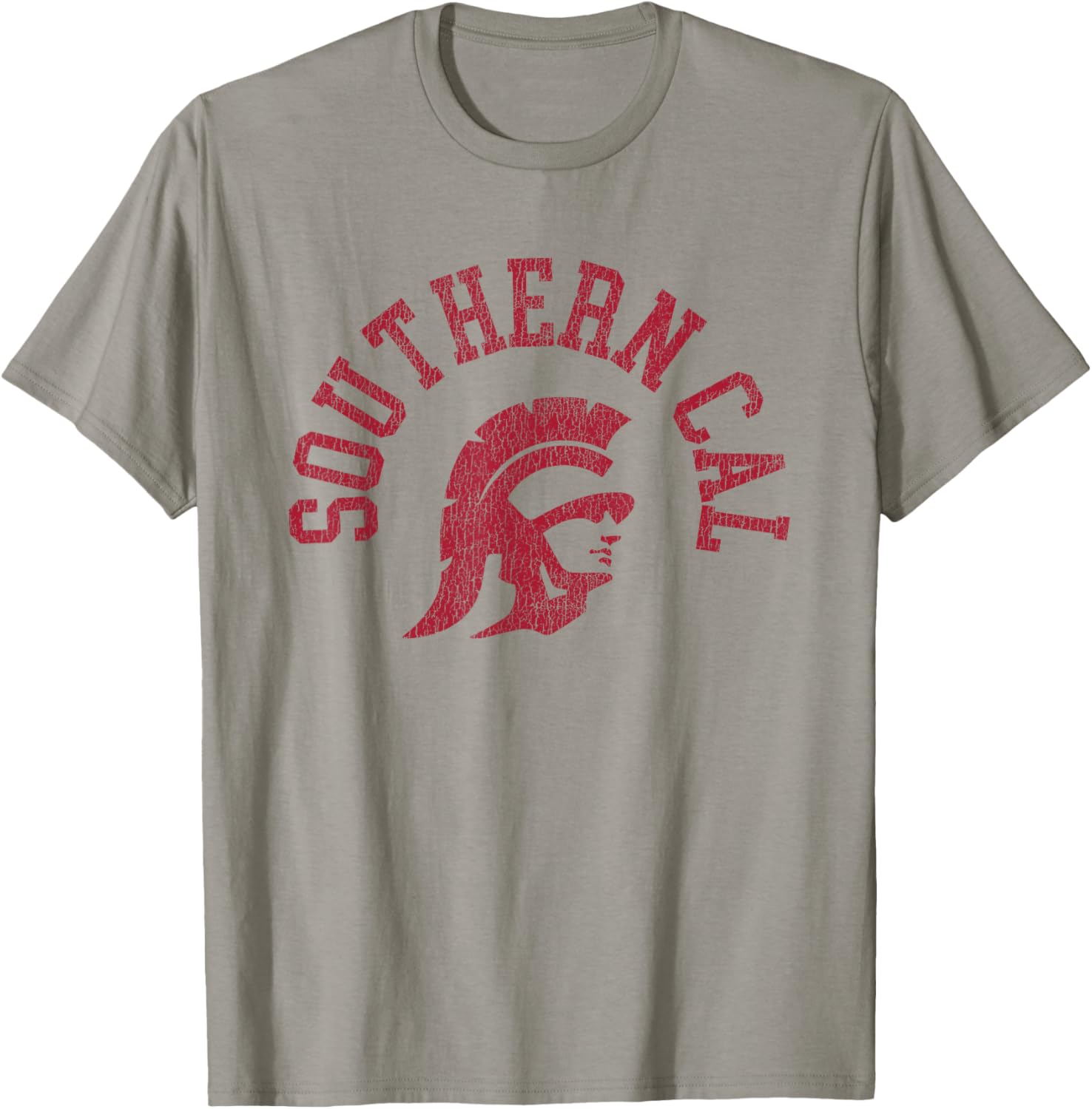 Retro 80s USC Southern Cal Distressed T-Shirt for Sports Fans - 9