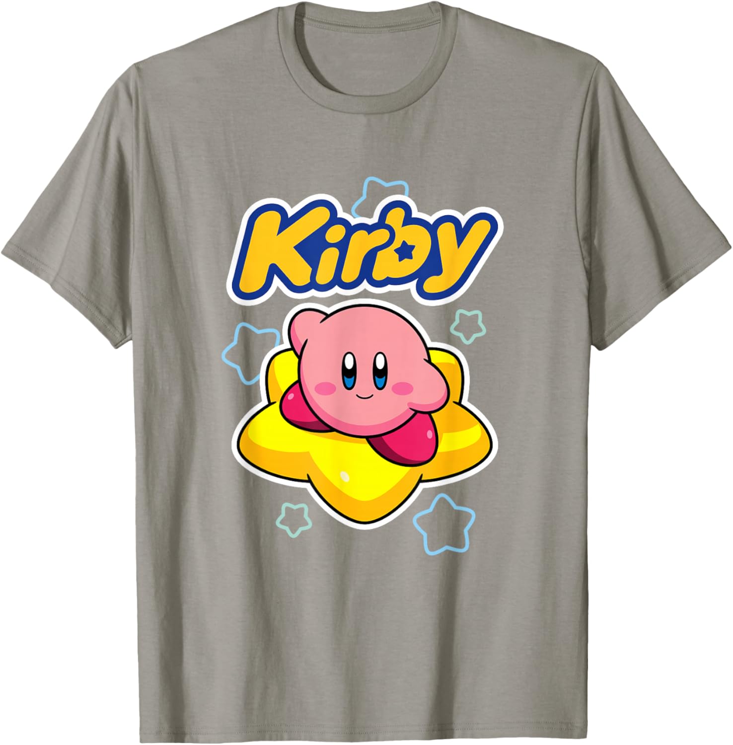 Kirby Big Star Surfing Portrait T-Shirt for Fans of Nintendo Adventure - 8