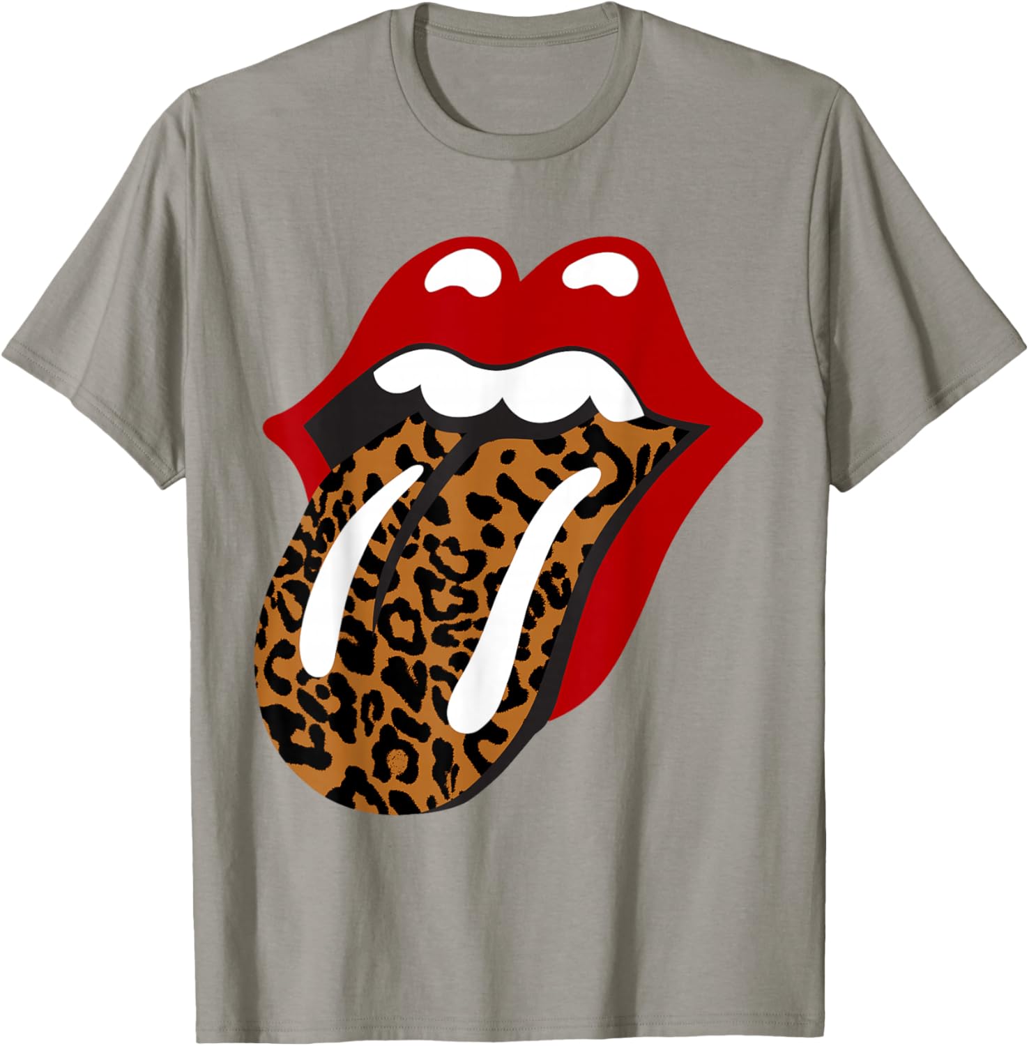 Rolling Stones Leopard Tongue T-Shirt for Classic Rock Fans - 6
