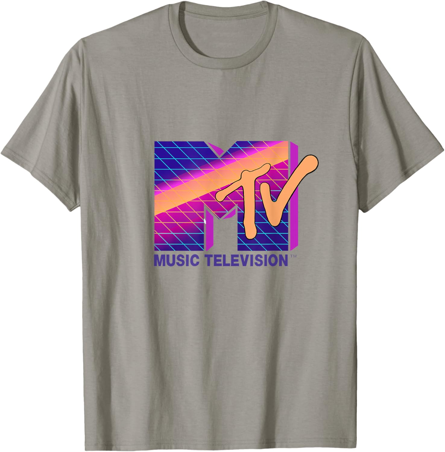 Mademark x MTV Retro Logo T-Shirt in Bold 80s Colors - Stylish Apparel - 1