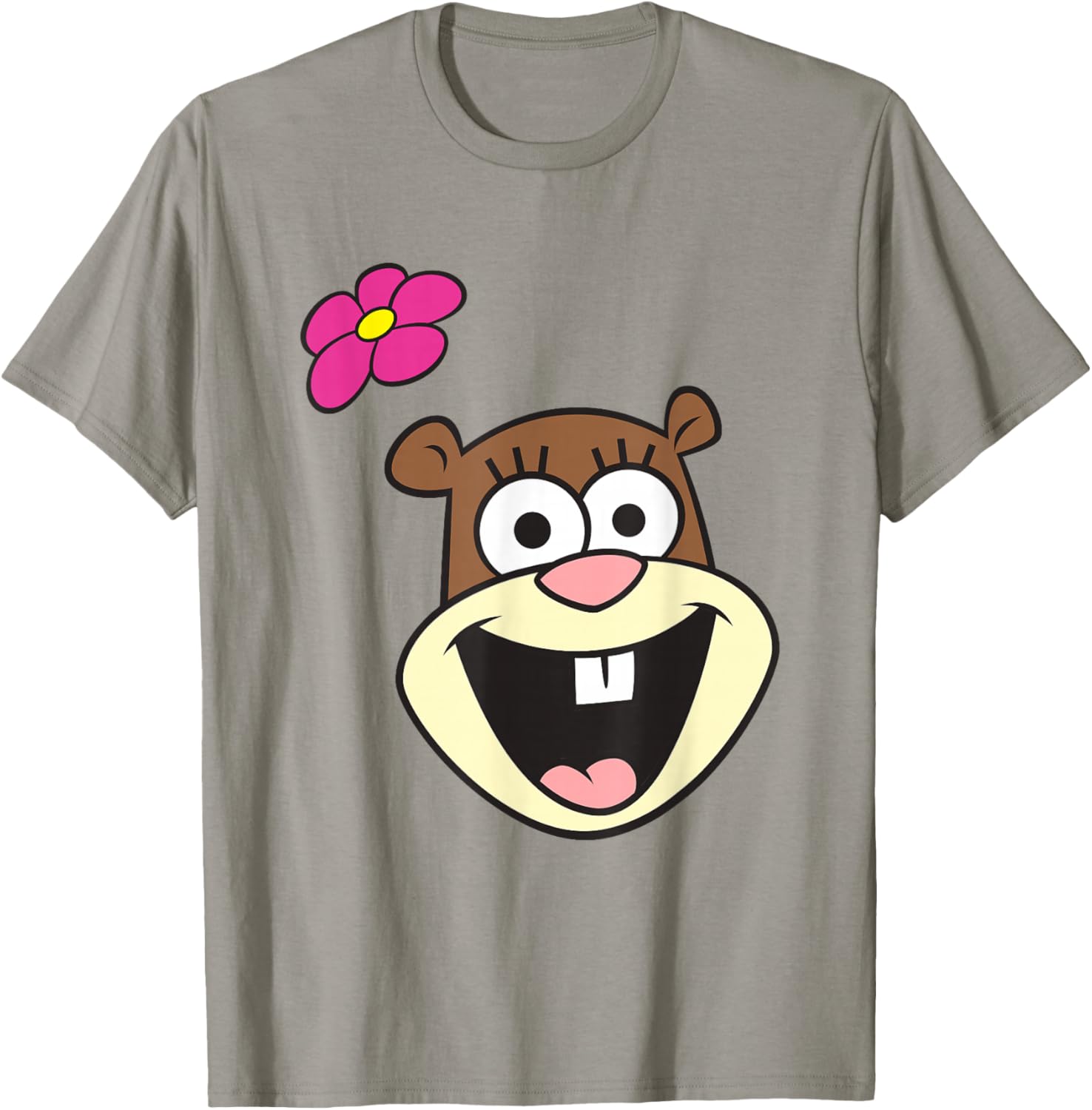 SpongeBob SquarePants Sandy Cheeks Big Face T-Shirt for Fun Style - 9