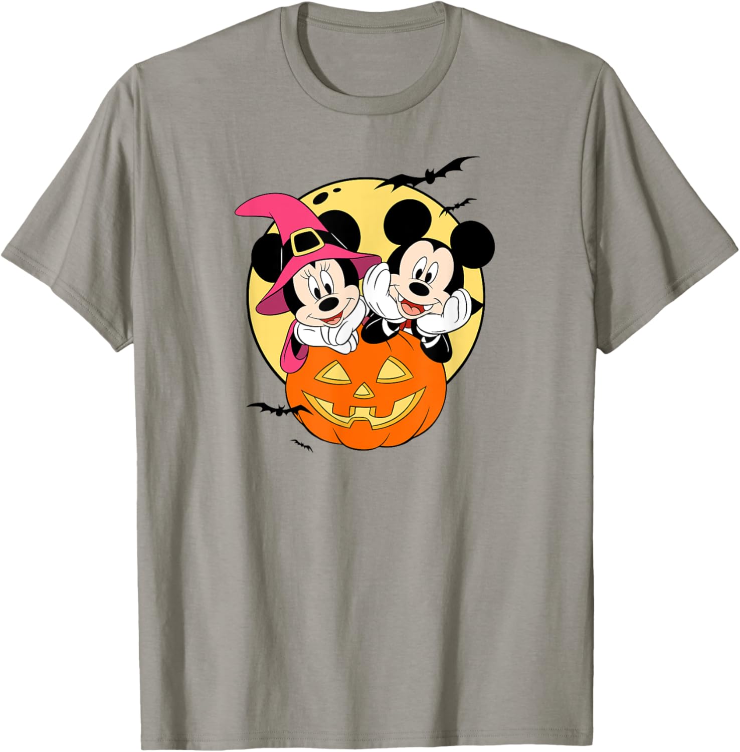 Adorable Disney Mickey and Minnie Halloween T-Shirt for Kids and Adults - 1