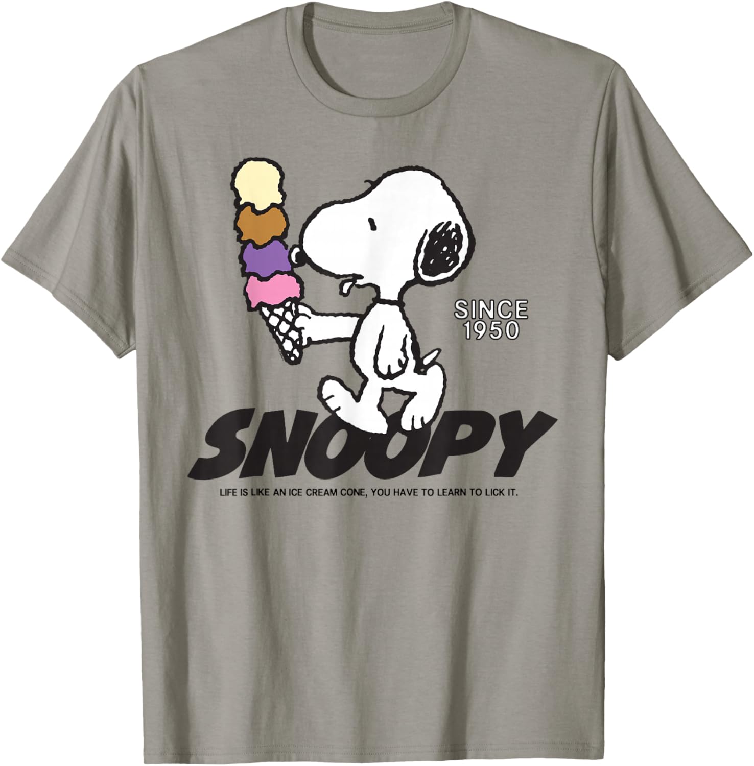 Snoopy Peanuts Ice Cream Cone T-Shirt Fun and Stylish Apparel - 6
