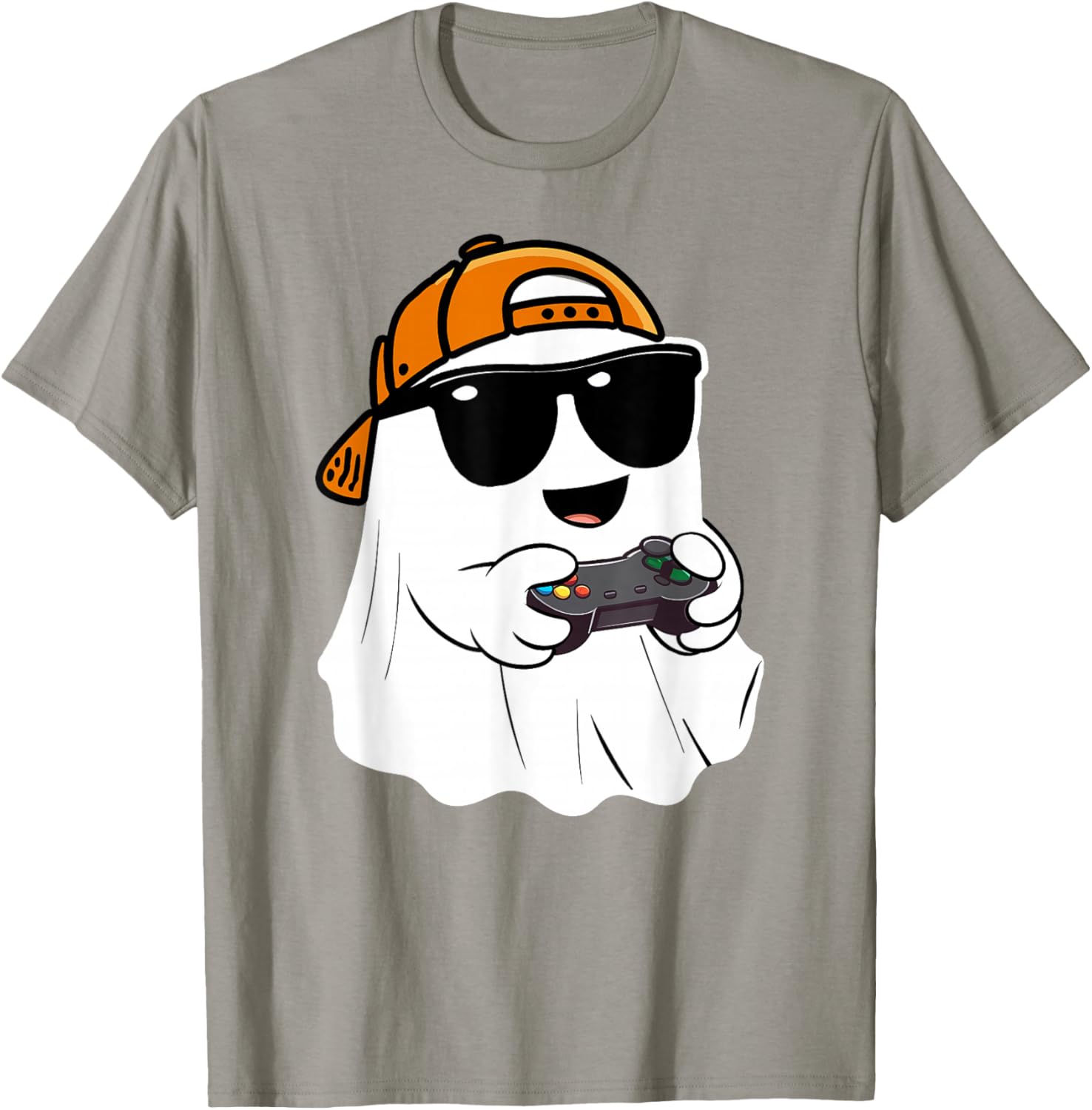 Scary Ghost Gamer Costume T-Shirt for Boys - Perfect Halloween Apparel - 2