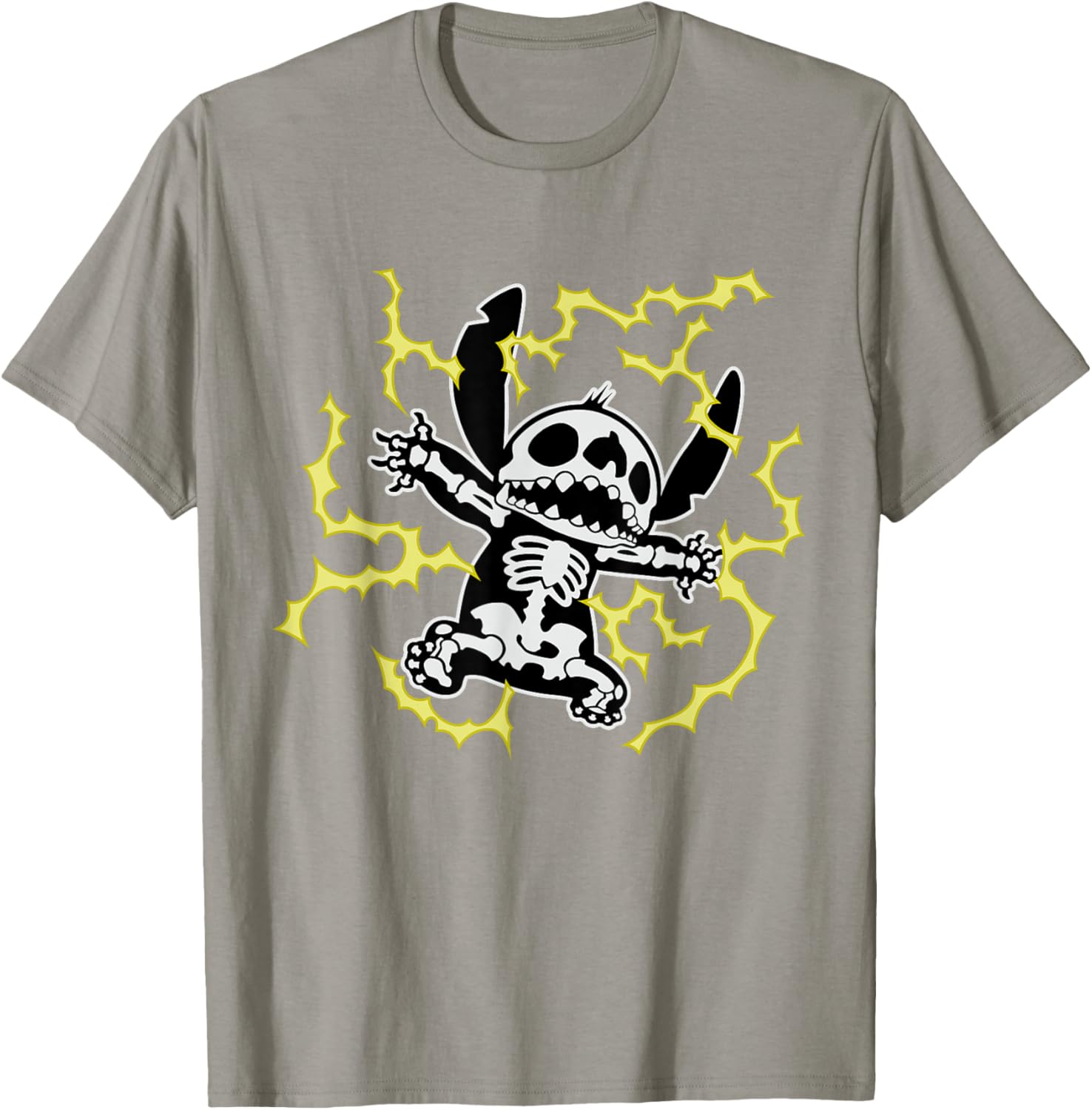 Disney Stitch Skeleton Halloween T-Shirt for Fun and Festive Celebrations - 2