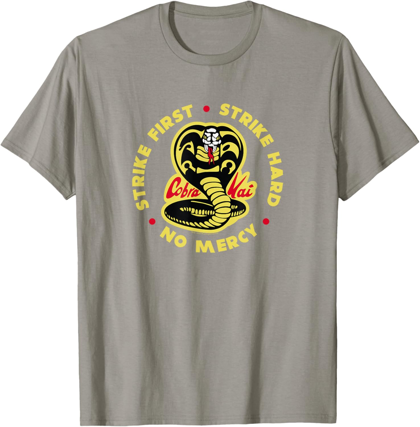 Cobra Kai Strike First Logo T-Shirt for Fans of the Hit TV Show - 3