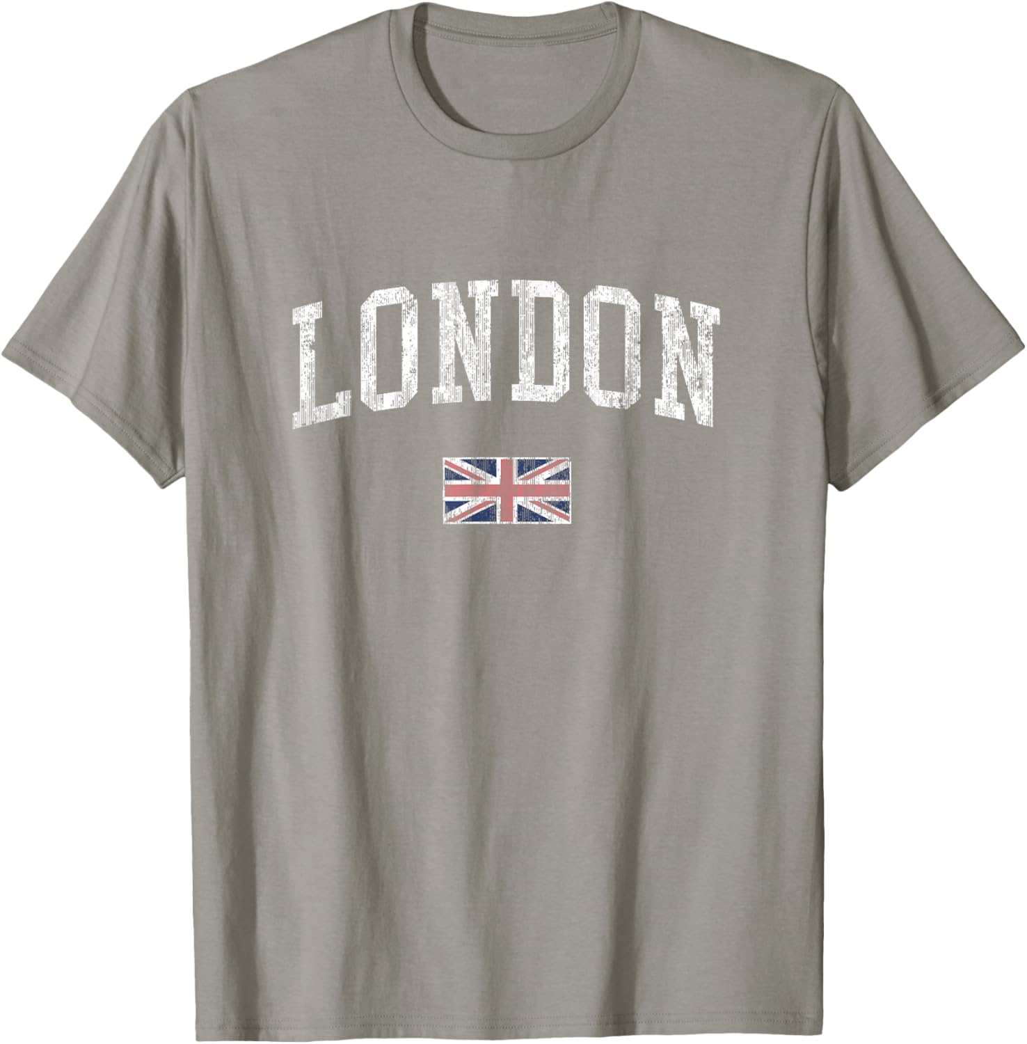 London Vintage Sports T-Shirt with British Flag Design for Men and Women - 21