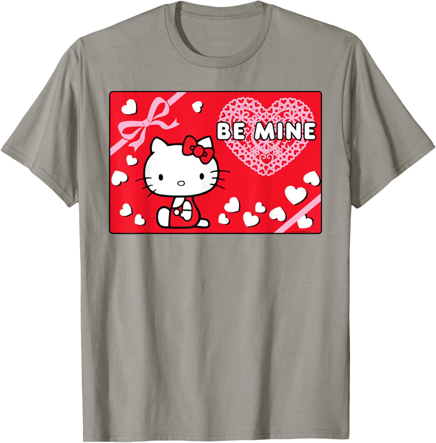 Cute Hello Kitty Valentine's Day Be Mine T-Shirt for Kids and Adults - 8