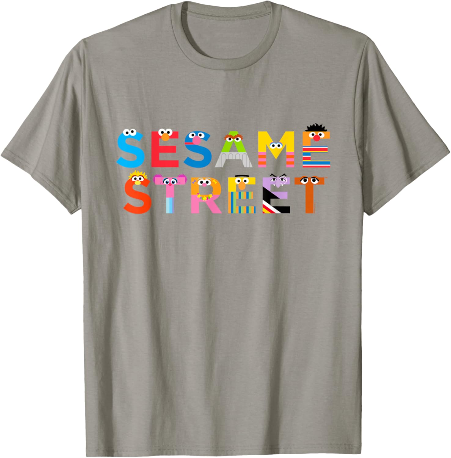 Sesame Street Monster Letters T-Shirt for Kids - Fun, Colorful Design - 1