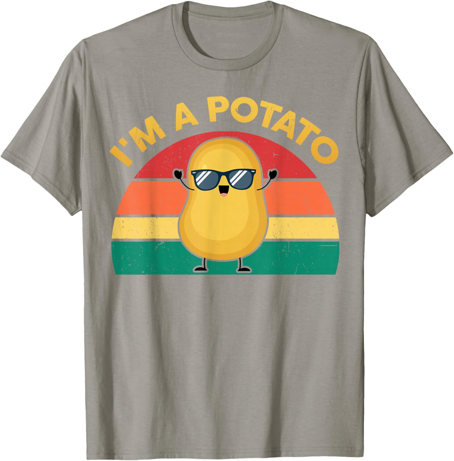 Funny I'm A Potato T-Shirt for Kids - Cute Graphic Tee for Boys and Girls - 1