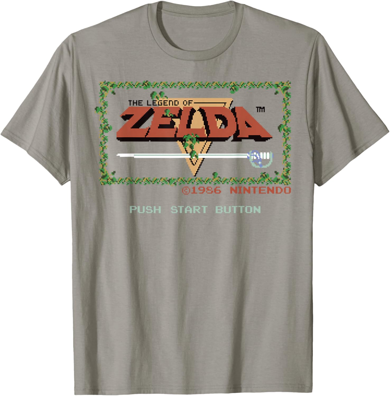 Nintendo Legend of Zelda Classic NES T-Shirt for Gaming Fans - 3