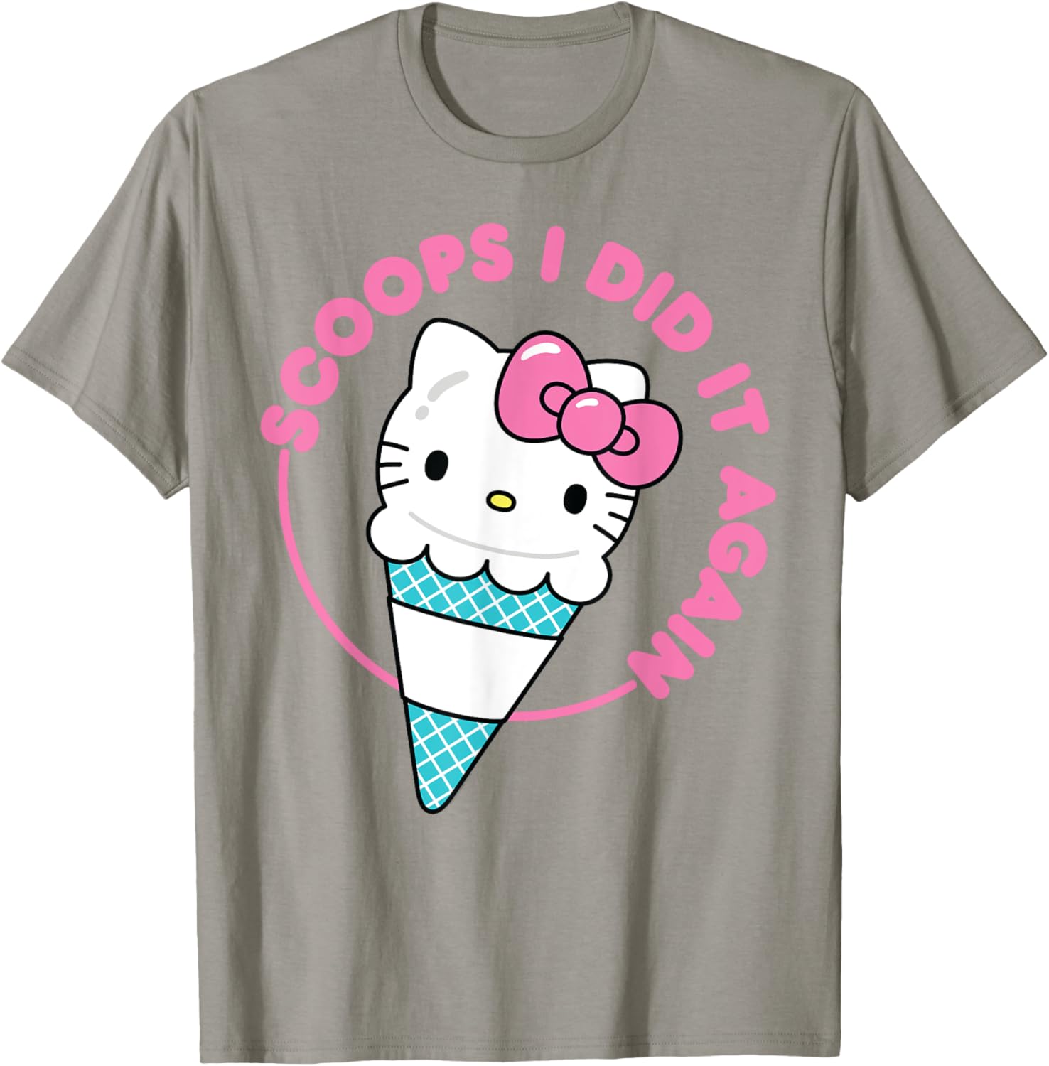 Hello Kitty Ice Cream Cone T-Shirt for Men, Women, Girls & Kids - 17