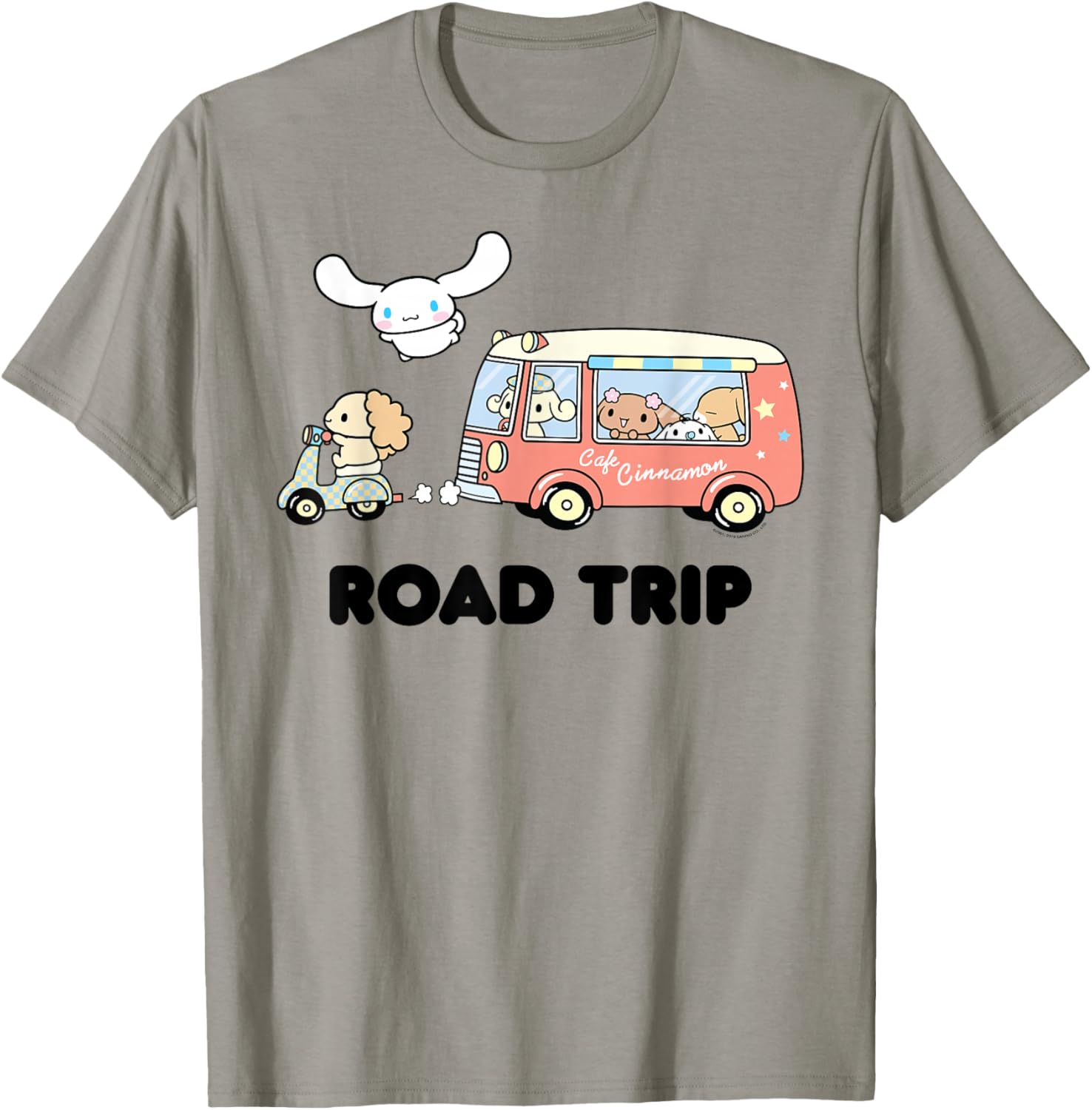 Cute Cinnamoroll Road Trip T-Shirt for Fun Adventures and Travel - 15