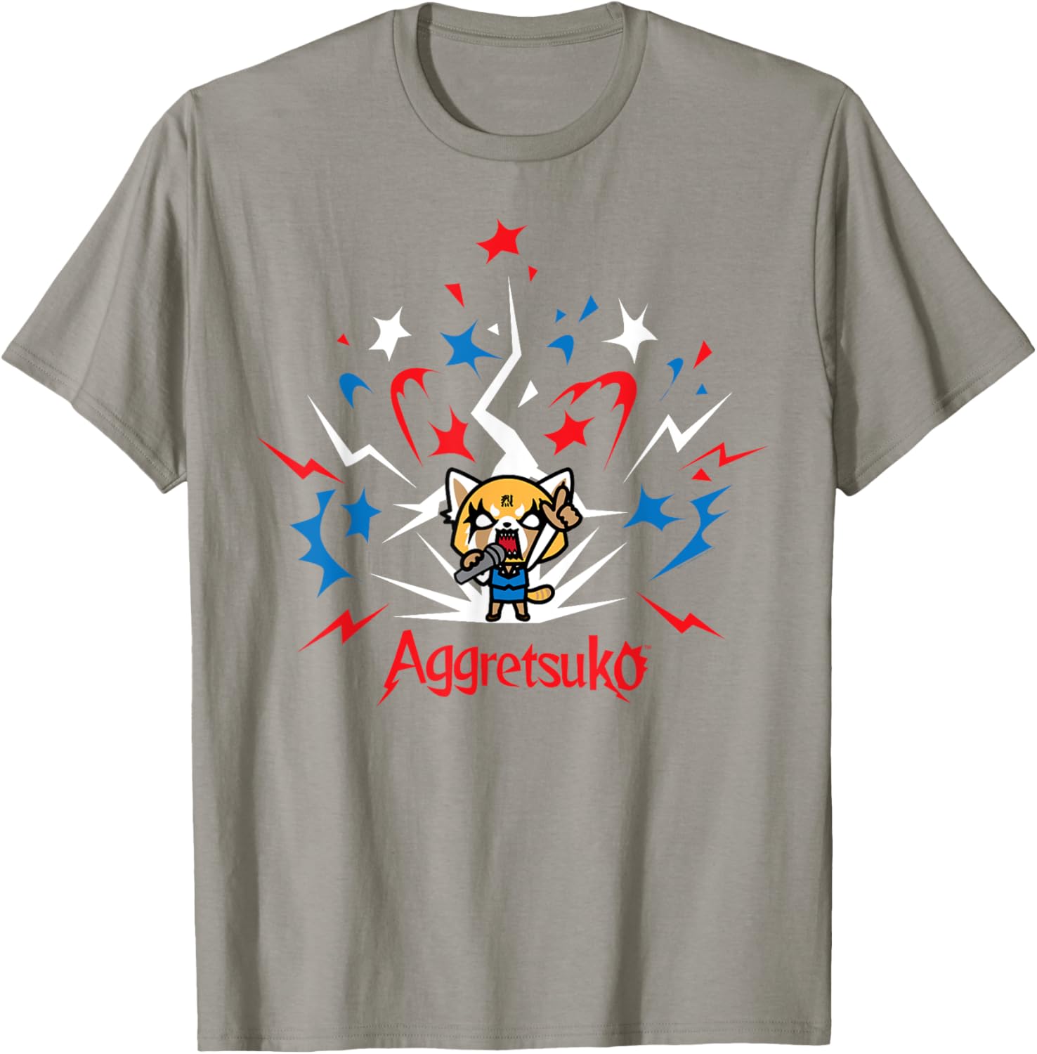 Aggretsuko 4th of July Fireworks T-Shirt for Men and Women - 6