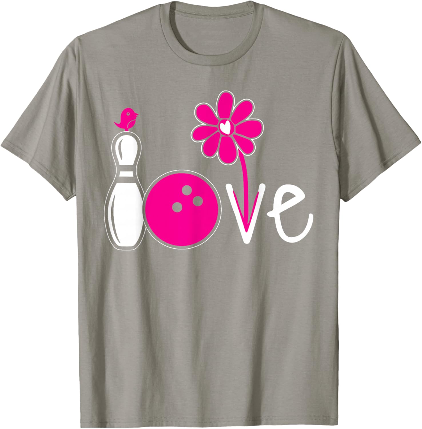 Vintage Women Bowling Shirt for Girls Team Love T-Shirt Fashion - 14