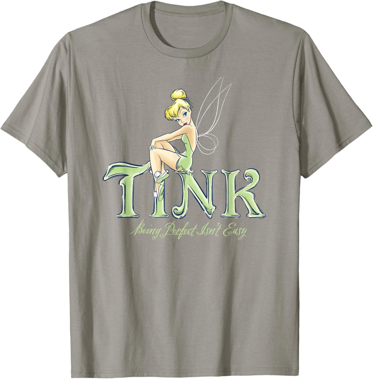 Disney Tinker Bell Perfect Isn't Easy T-Shirt - Cute Peter Pan Apparel - 6