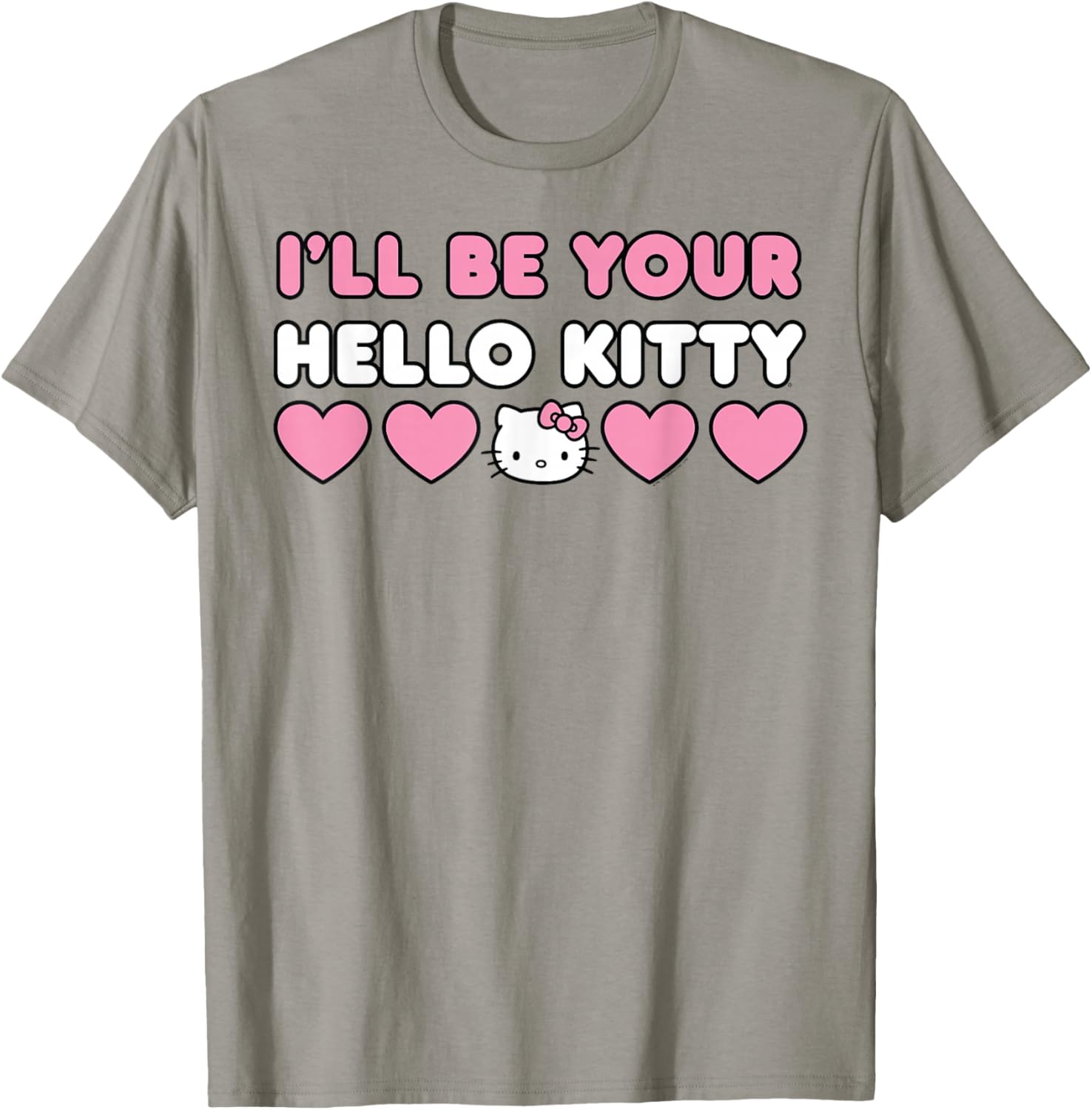 Cute Hello Kitty Couples Matching Valentine's Day T-Shirt for Lovers - 4