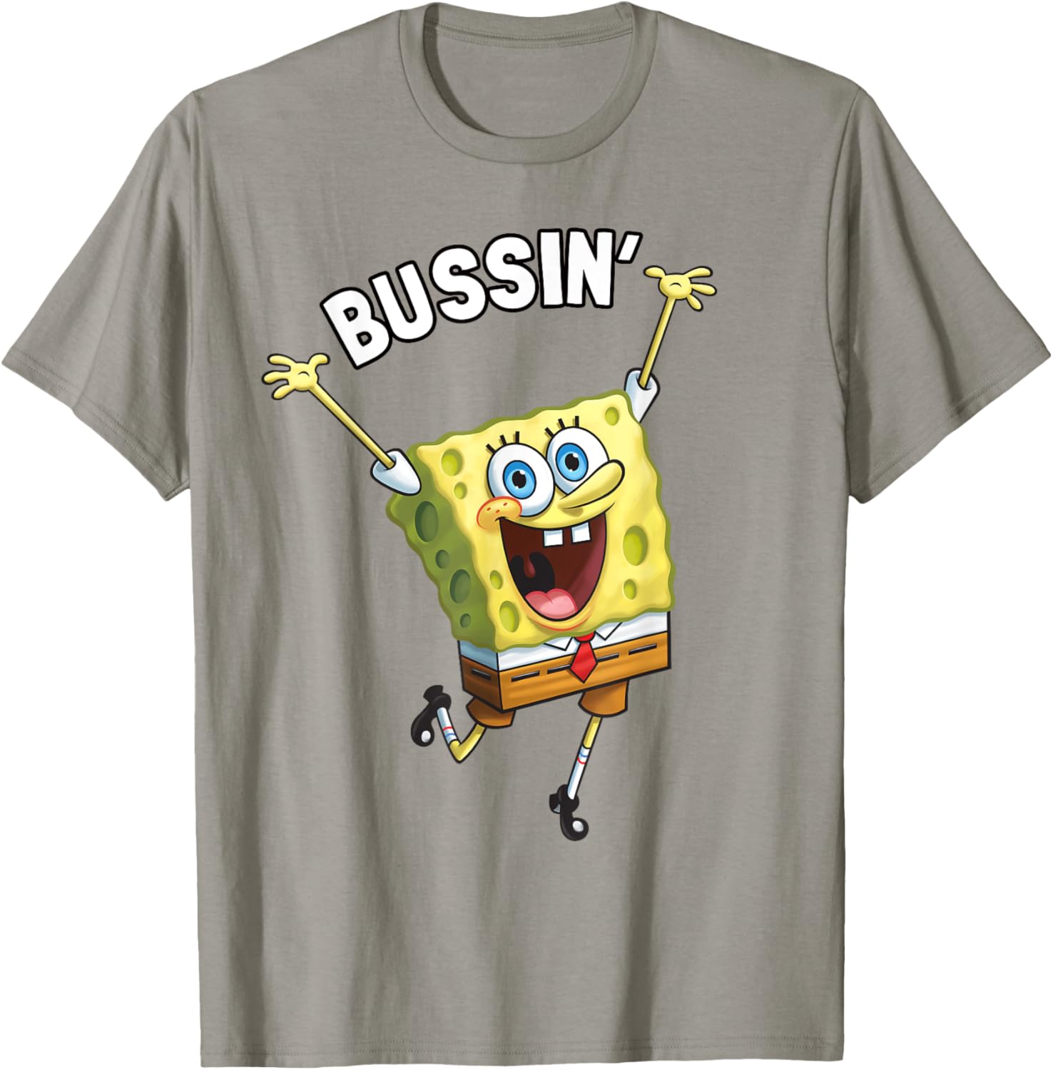 Mademark SpongeBob SquarePants Bussin T-Shirt for Fun and Fashion - 4