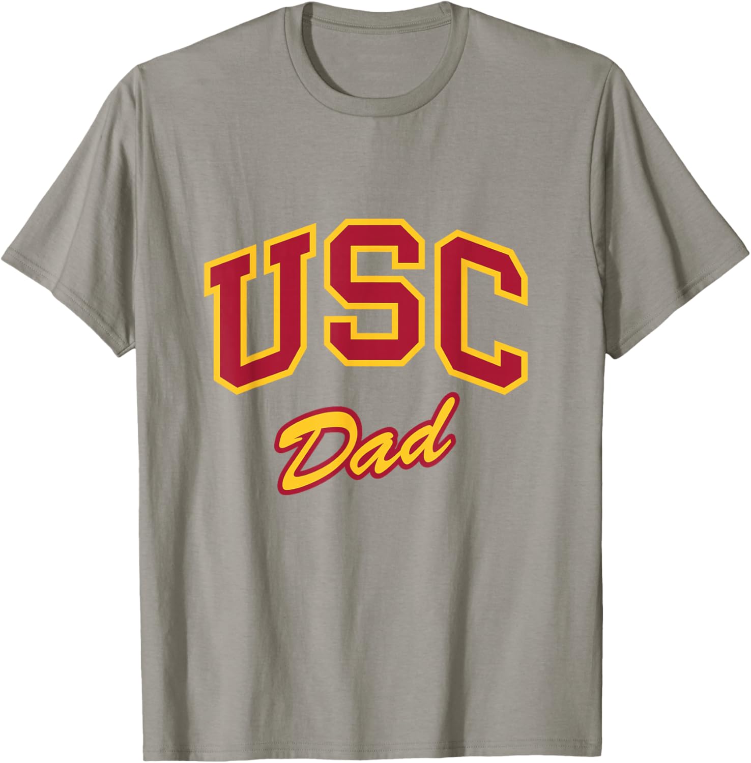 USC Dad Retro Script Style T-Shirt for Sports Fans and Outdoors Fun - 16