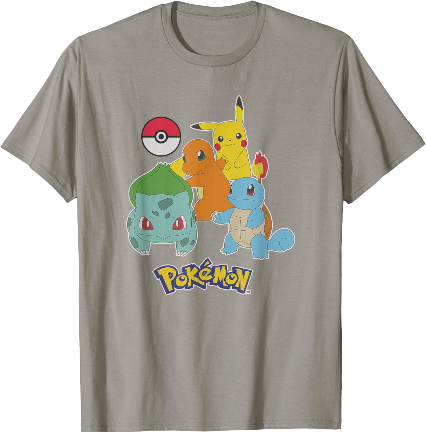 Pokemon First Generation Group Shot Logo T-Shirt for Fans and Collectors - 3