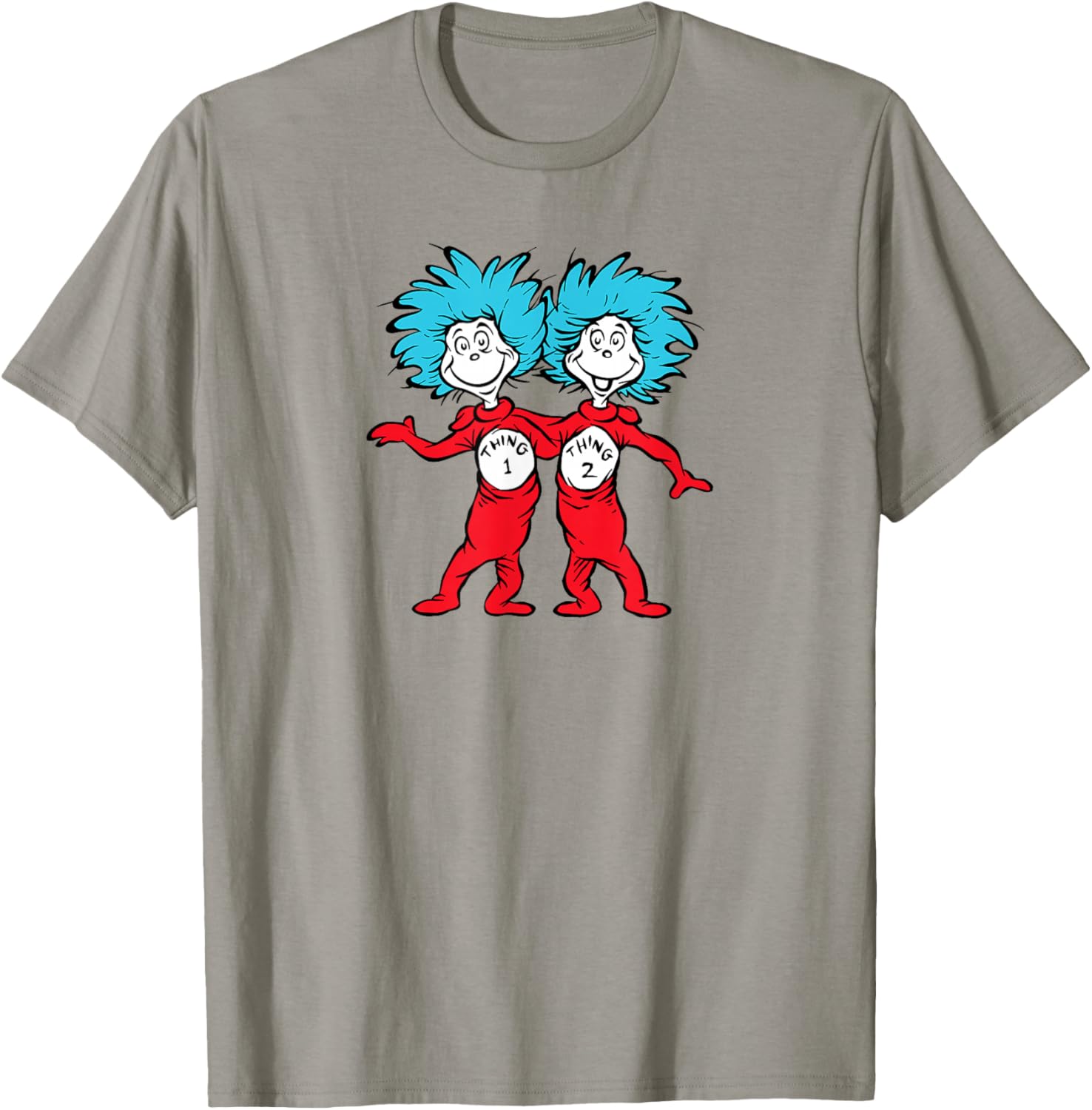Dr. Seuss Thing 1 Thing 2 Buddies T-Shirt for Fun Lovers and Kids - 3