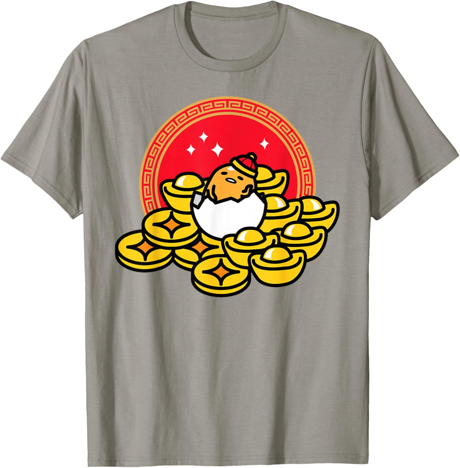 Gudetama the Lazy Egg Lunar New Year T-Shirt for a Festive Celebration - 9